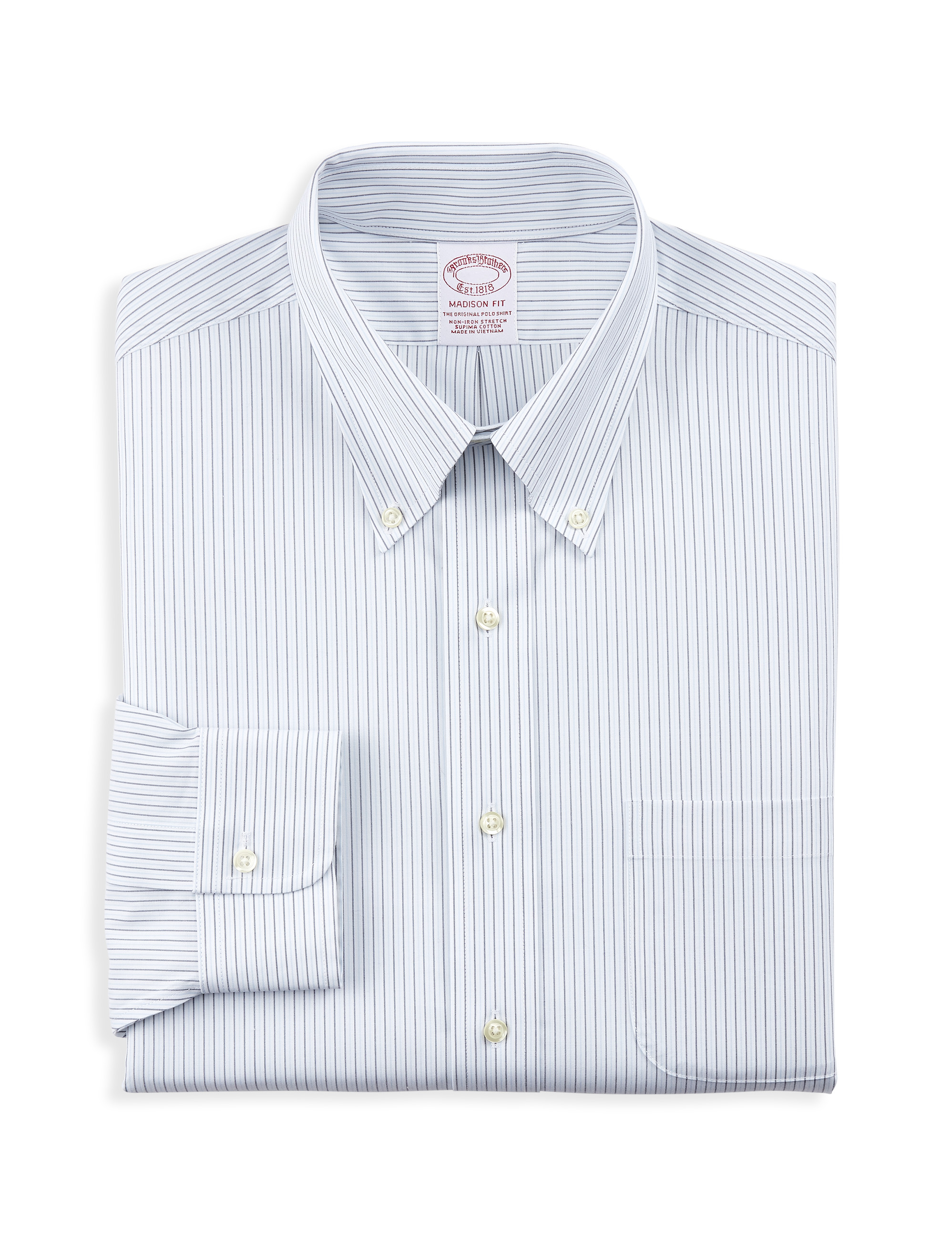 BB NI BD COLLAR STRIPE BLU GRN