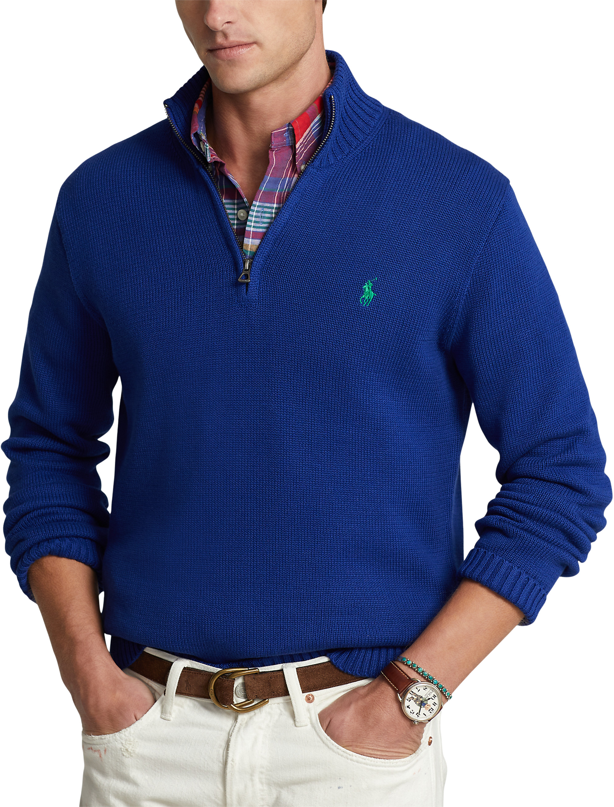 Big + Tall | Polo Ralph Lauren 1/4-Zip Sweater | DXL