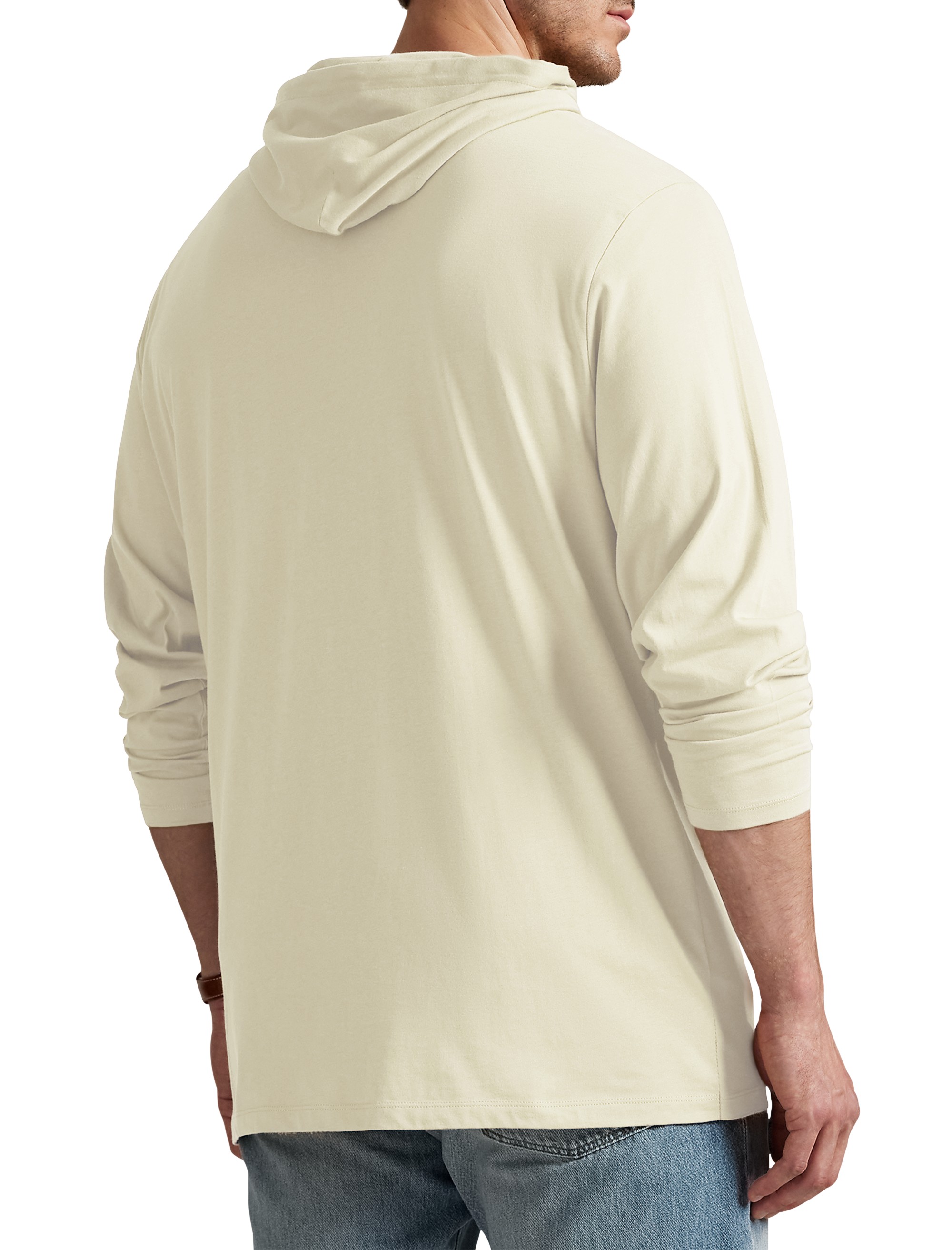 Jersey Hooded Long-Sleeve T-Shirt - thumbnail 2