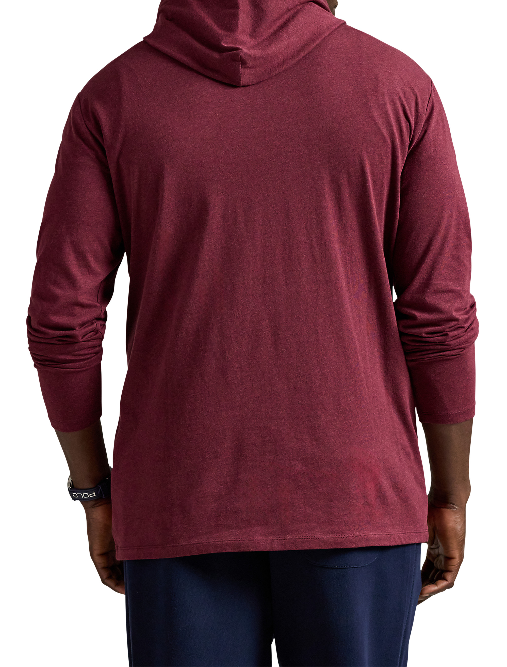 Jersey Hooded Long-Sleeve T-Shirt