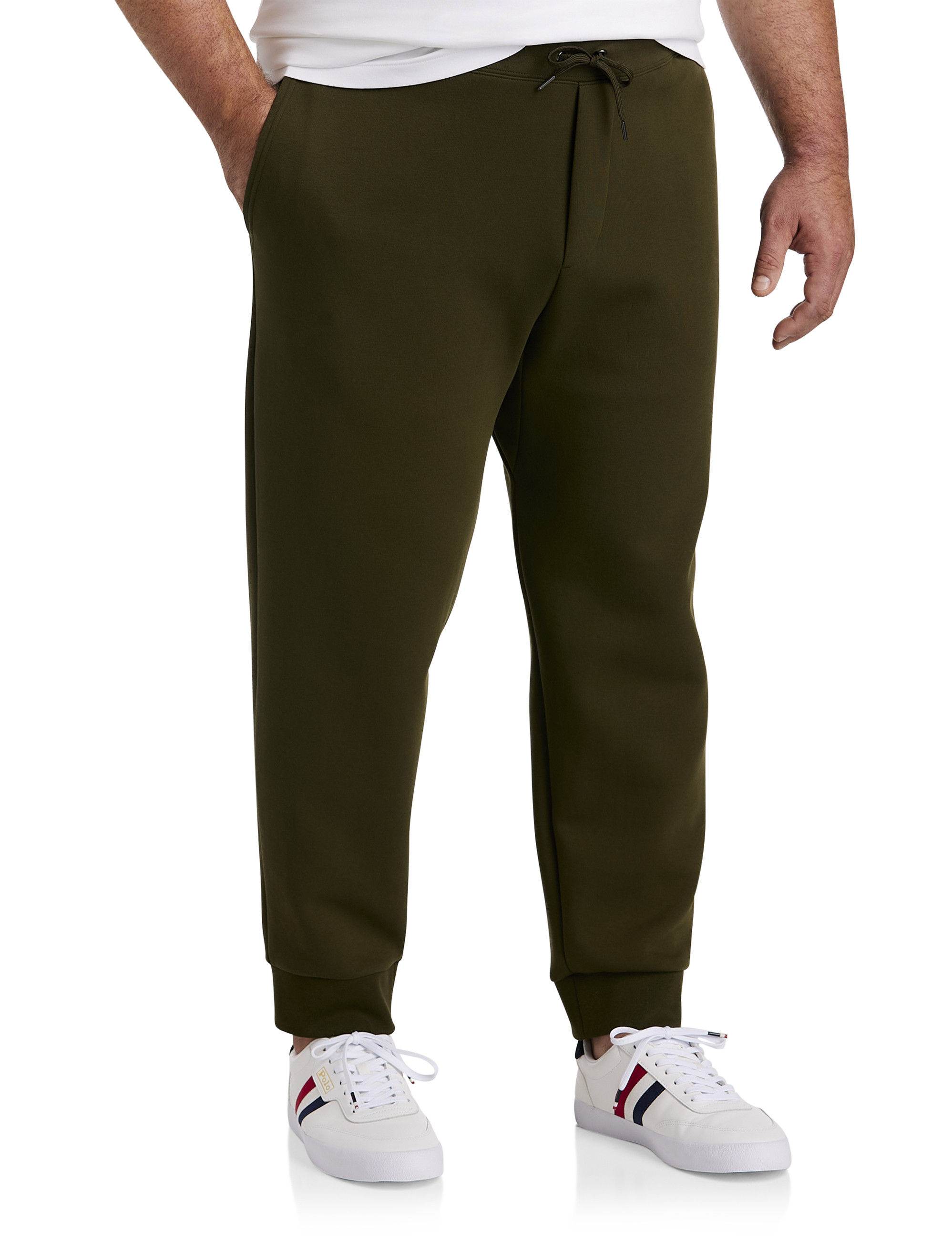 Big + Tall, Polo Ralph Lauren Logo-Embossed Double-Knit Joggers