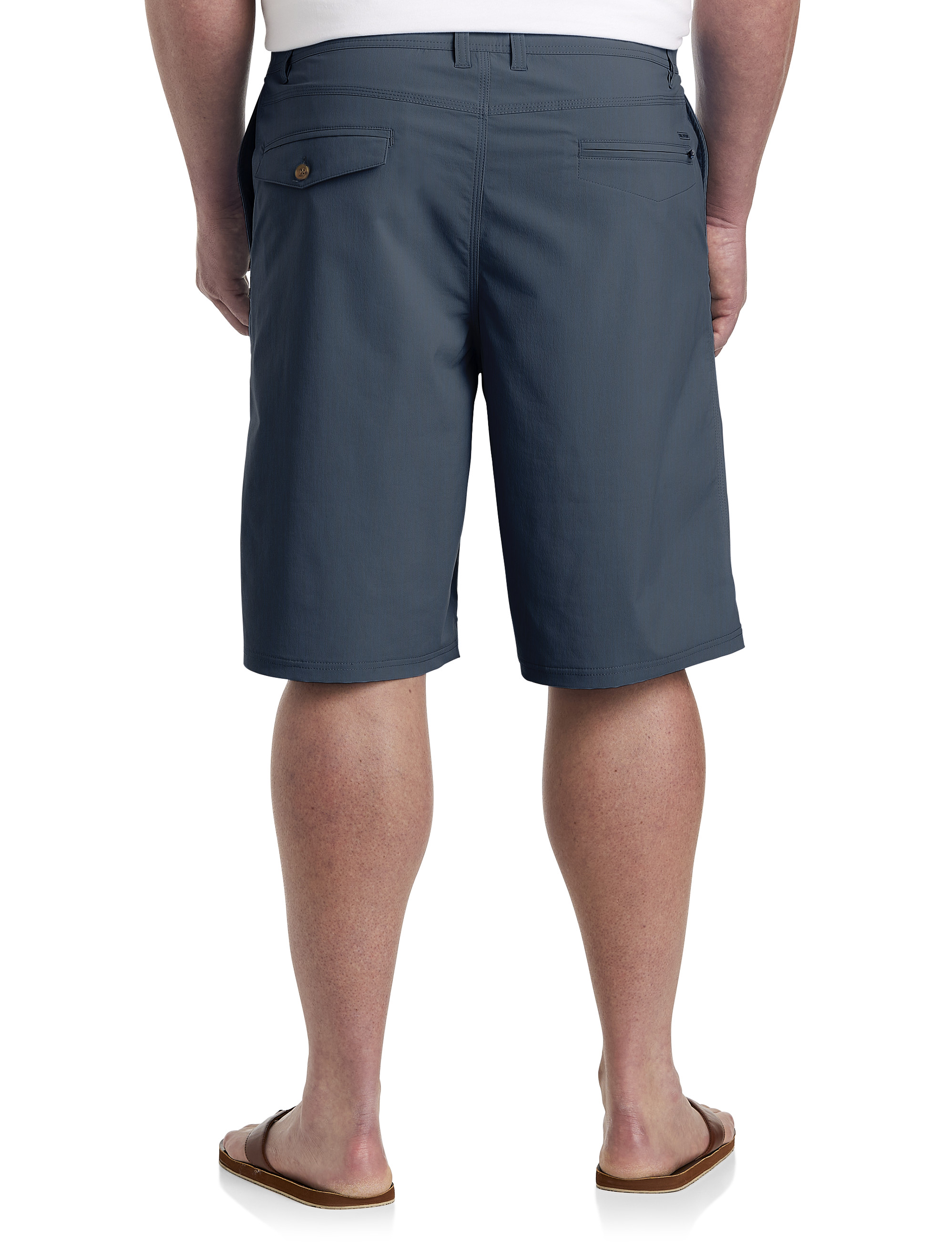 6 4-Way Stretch Board Short in Navy Warm Ombre Stripe – Marine Layer