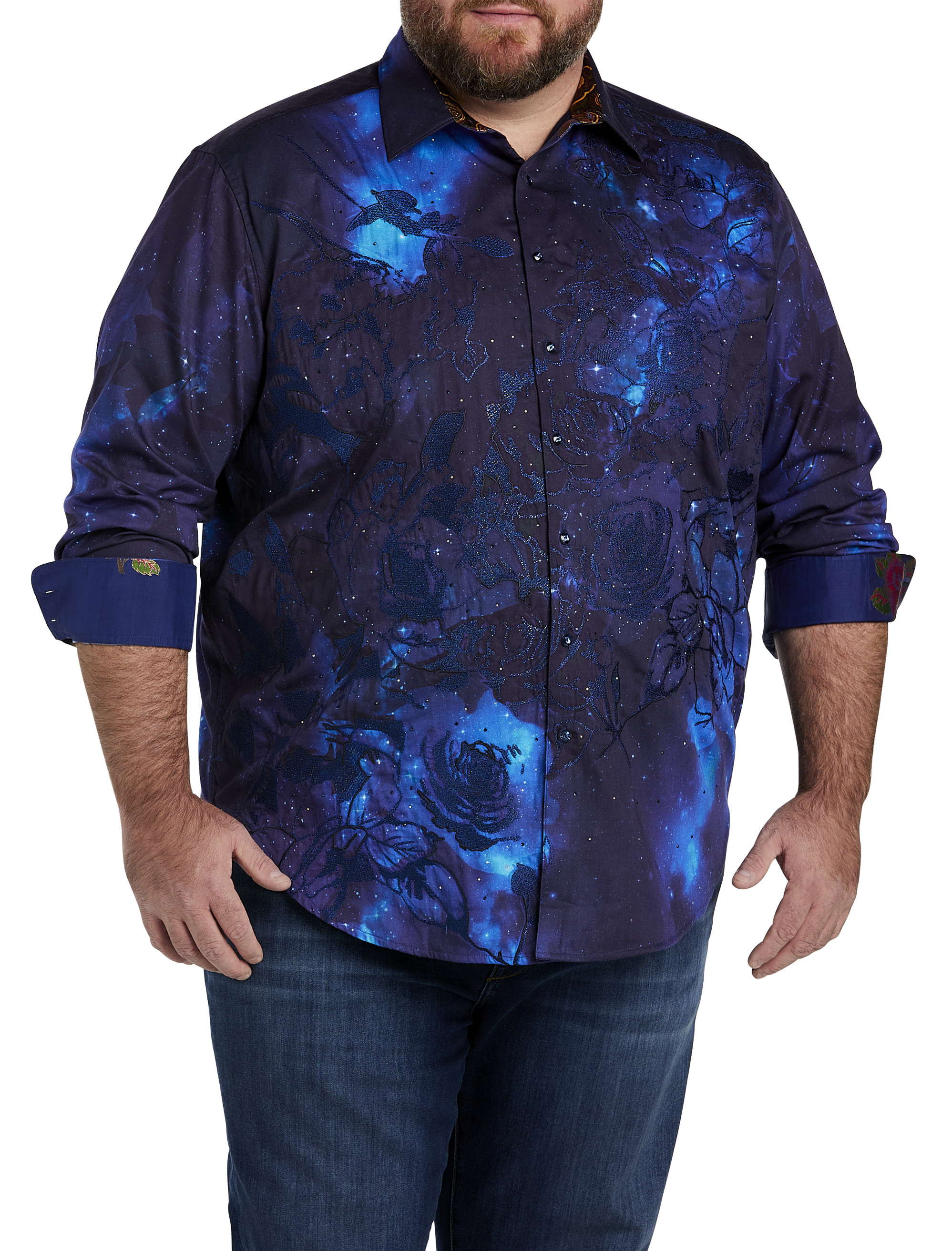 RG HE LS COSMIC GARDEN WOVEN