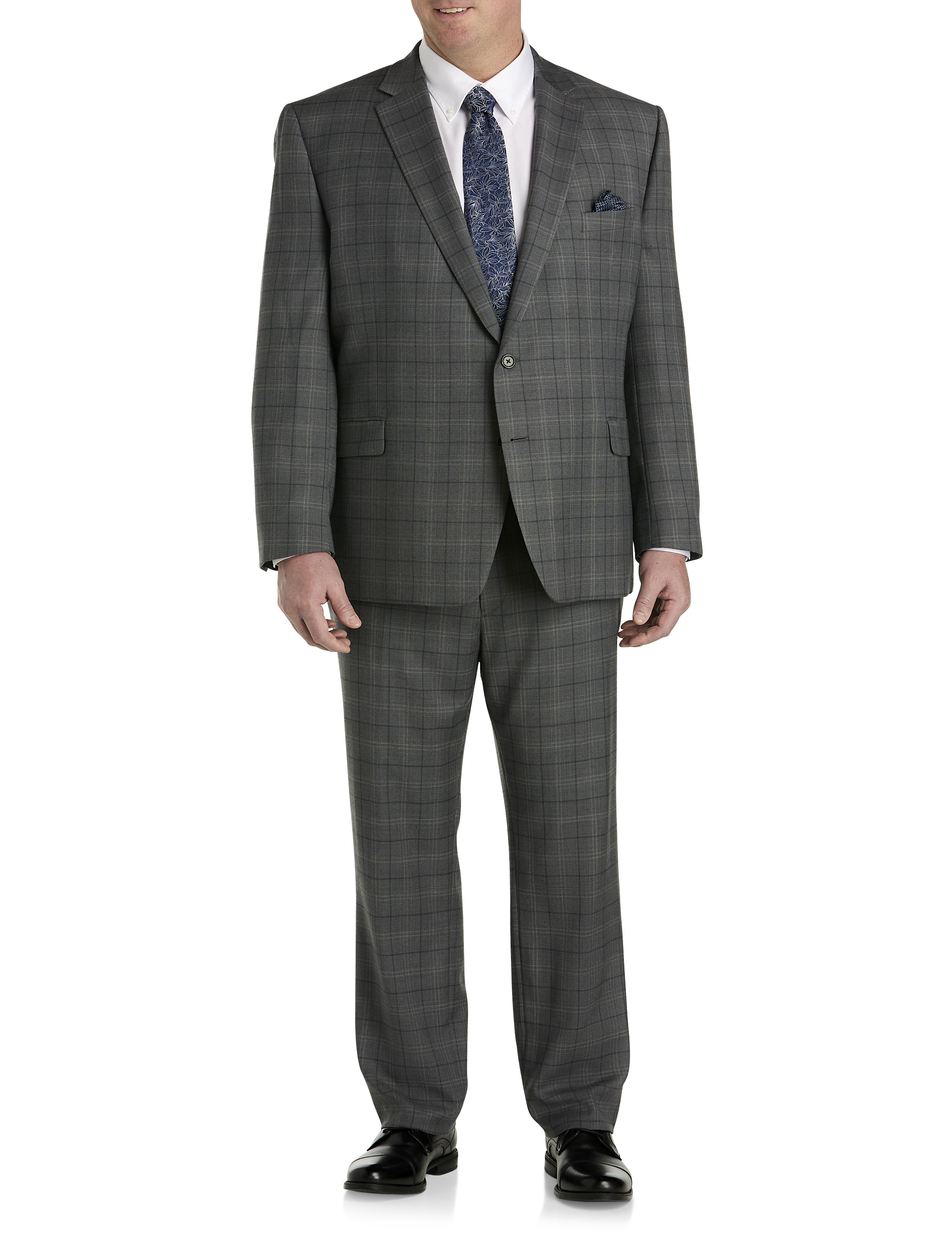 Windowpane Suit Jacket