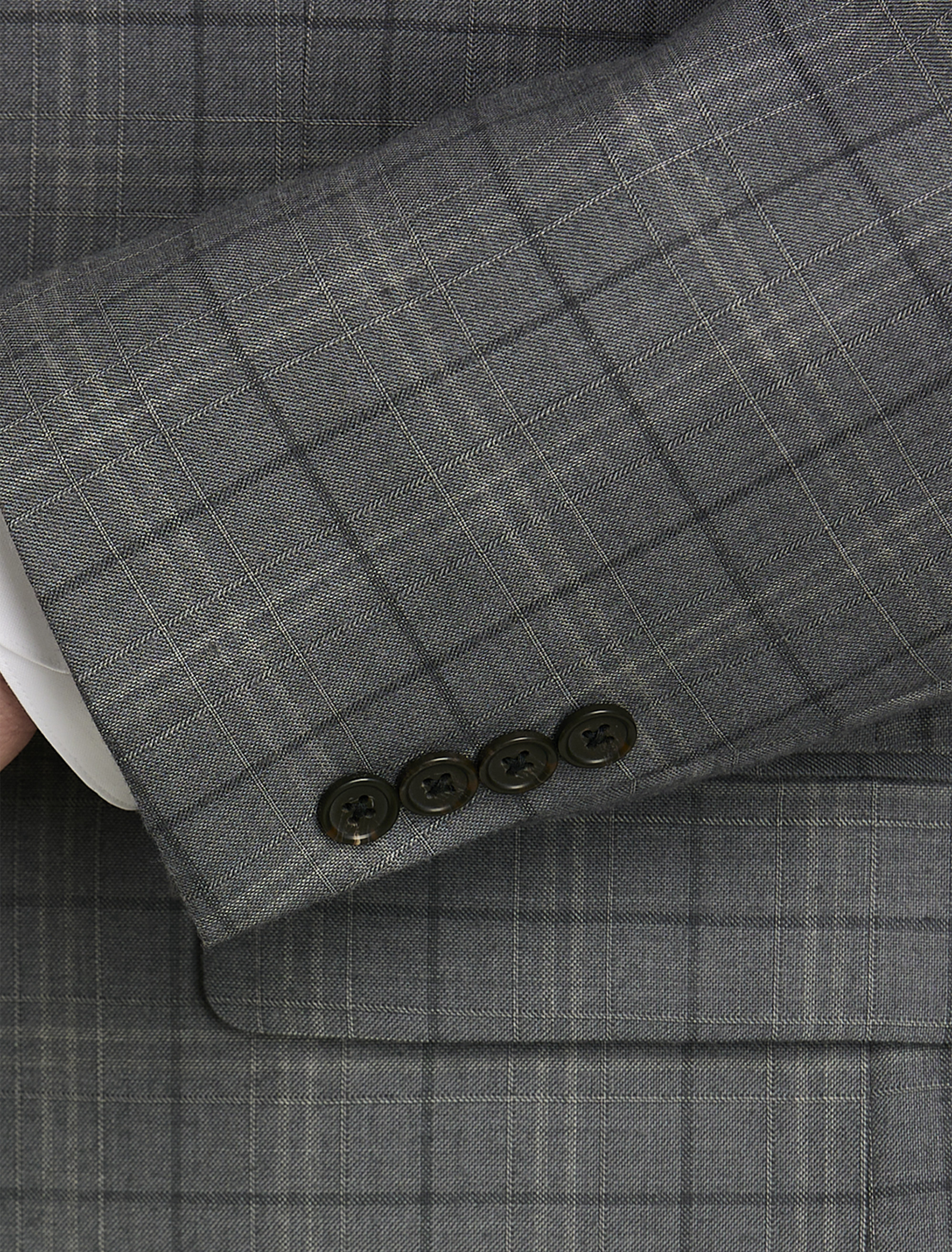 Windowpane Suit Jacket - Executive Cut