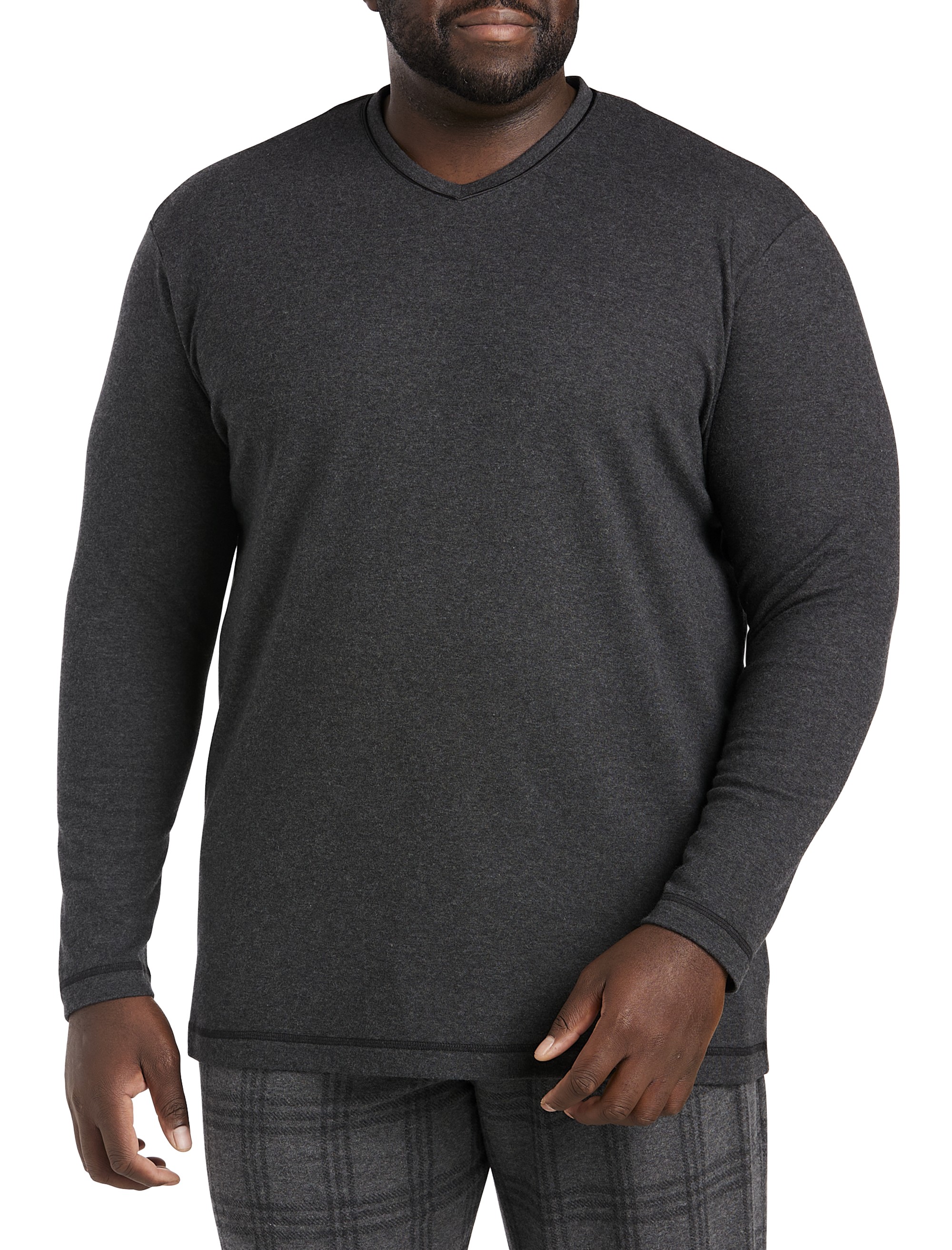 Long-Sleeve V-Neck T-Shirt