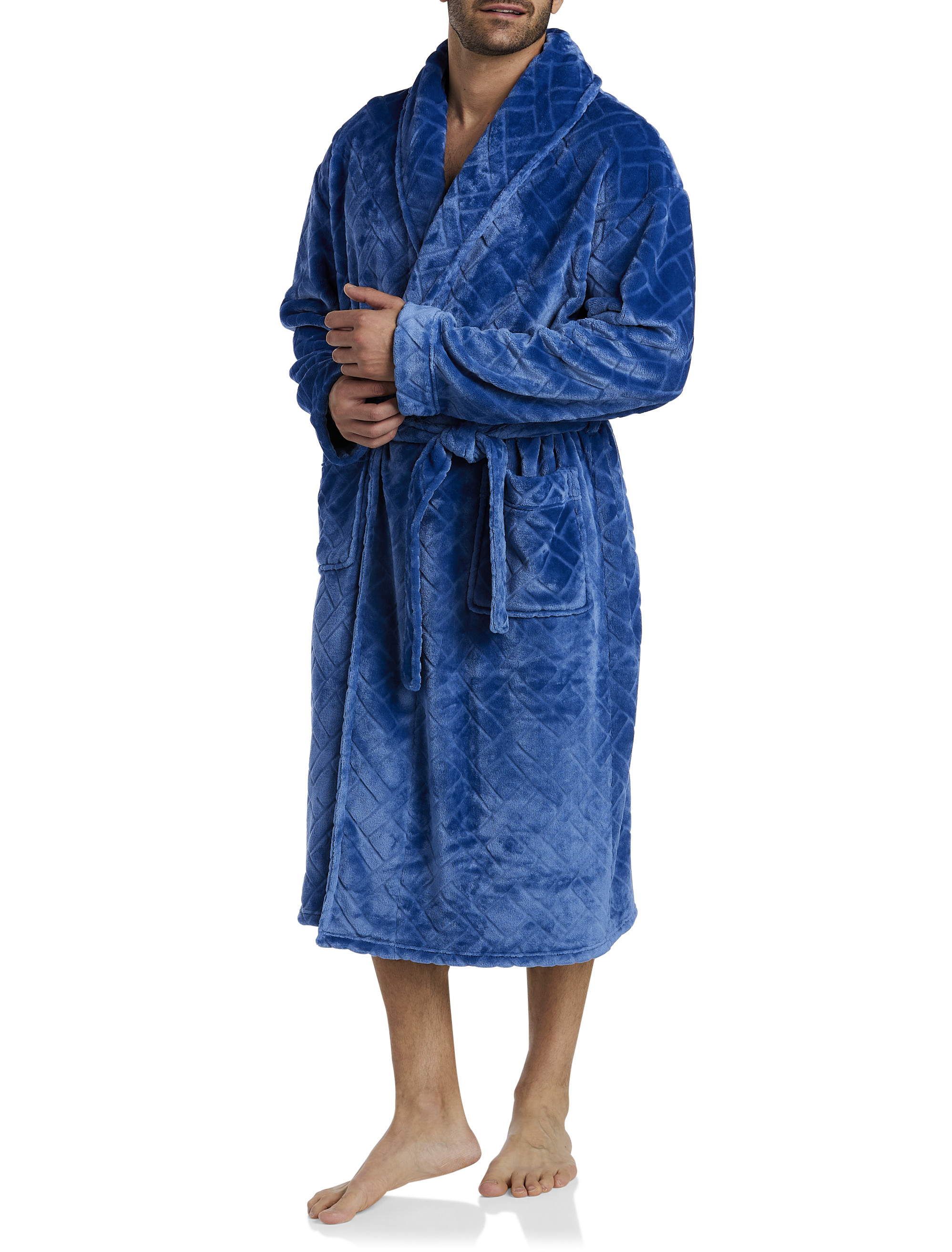 Big + Tall | Majestic International Jacquard Plush Robe | DXL