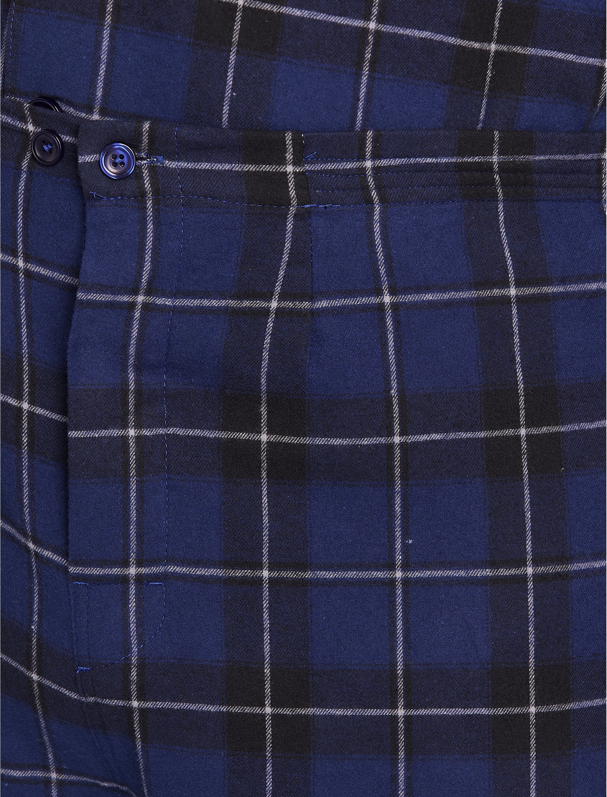 Plaid Flannel Pajama Set - thumbnail 4