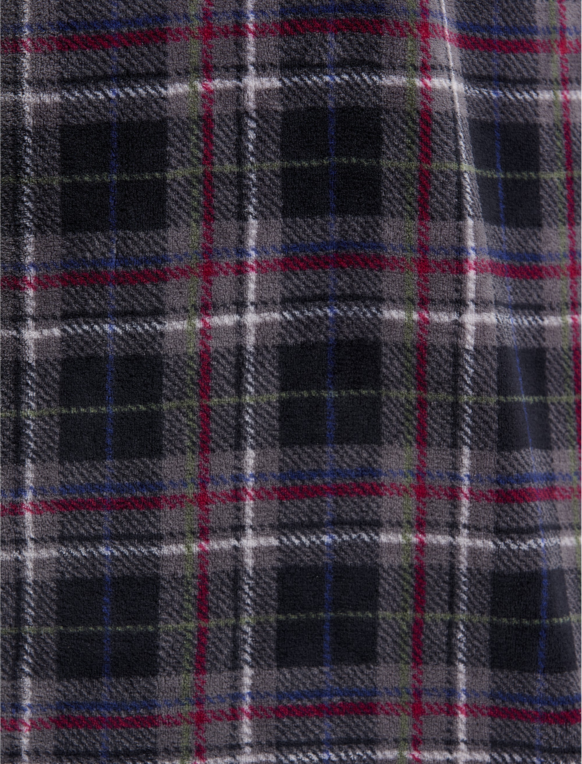Plaid Plush Robe - thumbnail 3