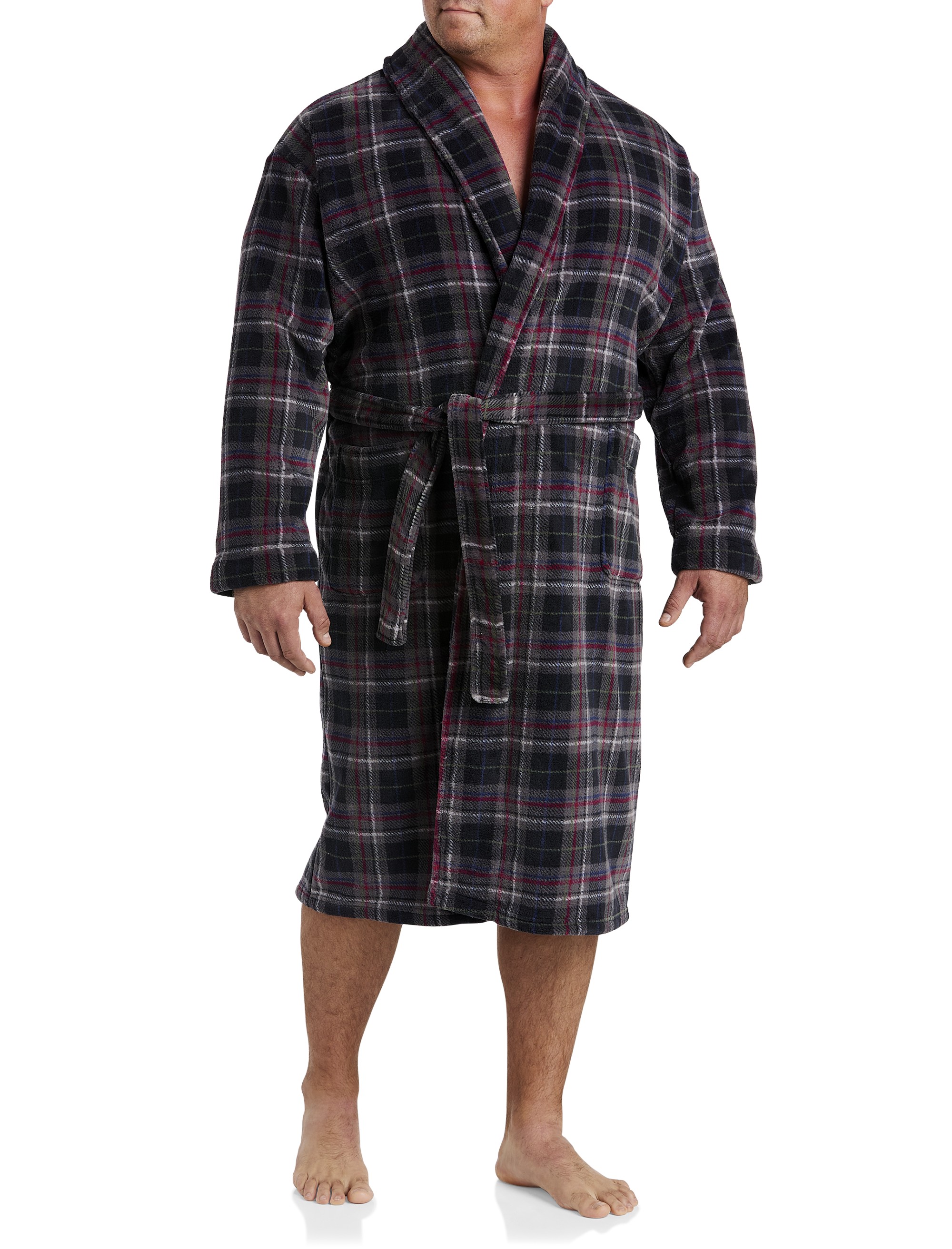 Plaid Plush Robe