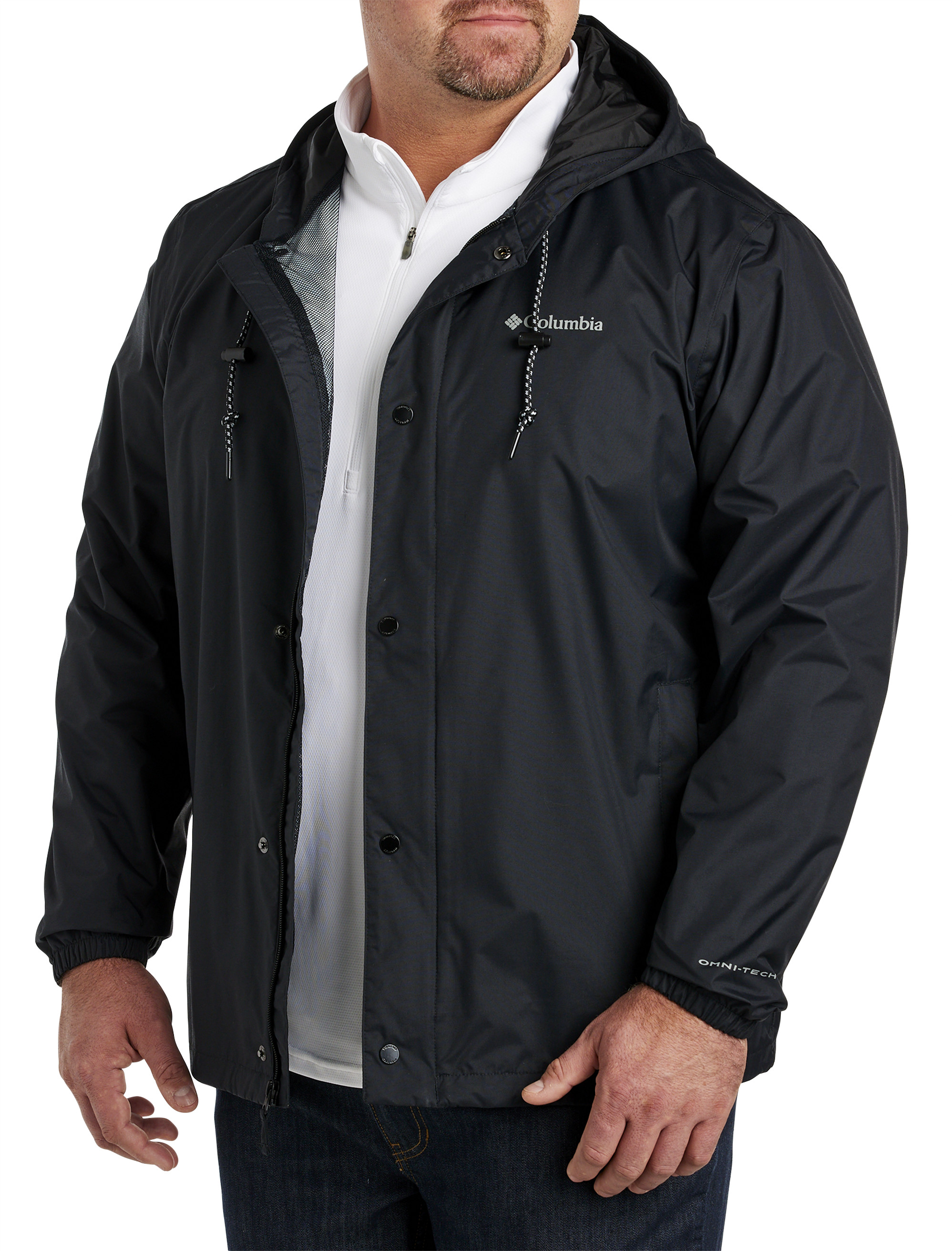 慈雨　2021AW Coat(11222006) col.ブラック Ilse Jacobsen Hornbæk Rain 71 Hooded Rubberized Coat | Black