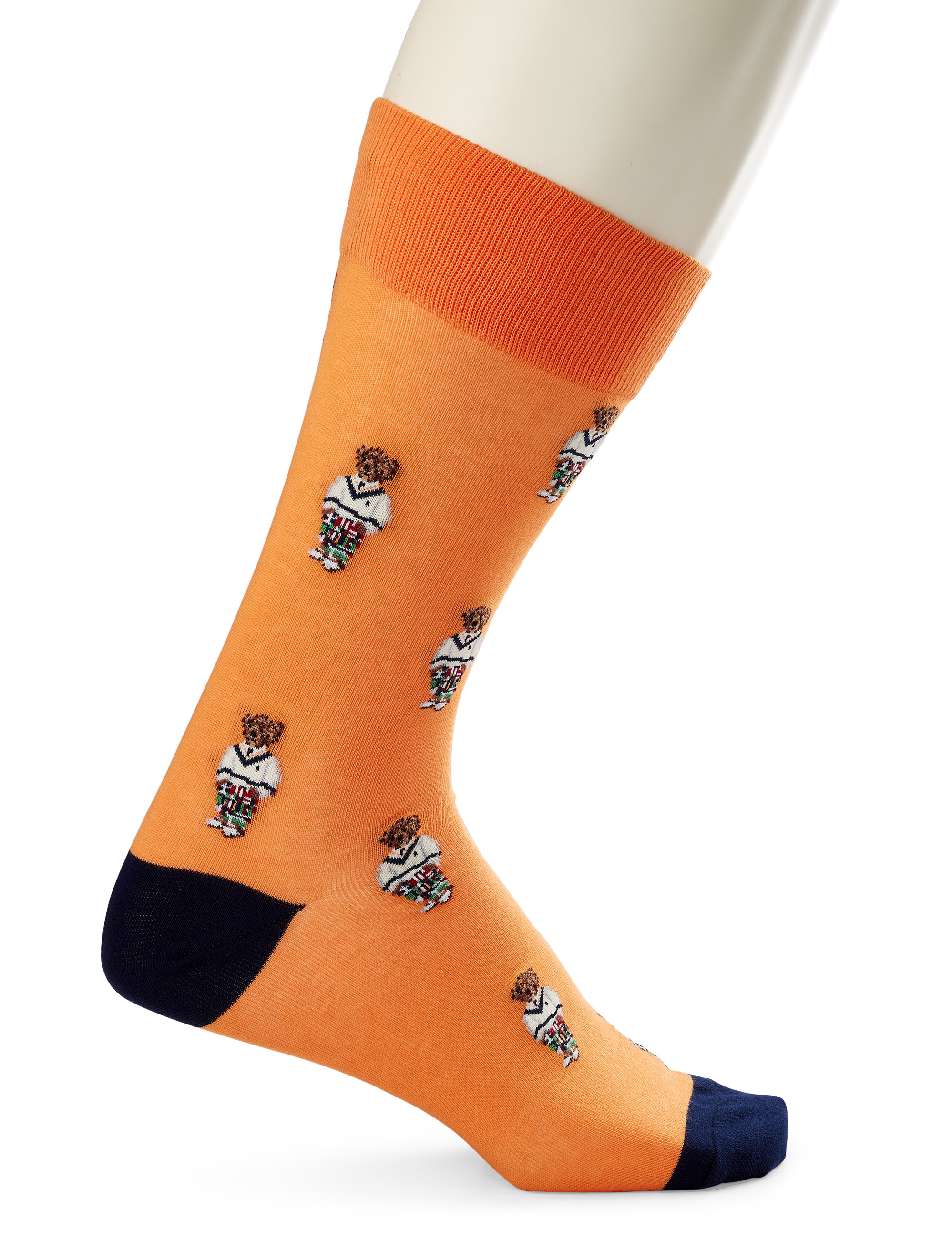 Orange polo socks hotsell