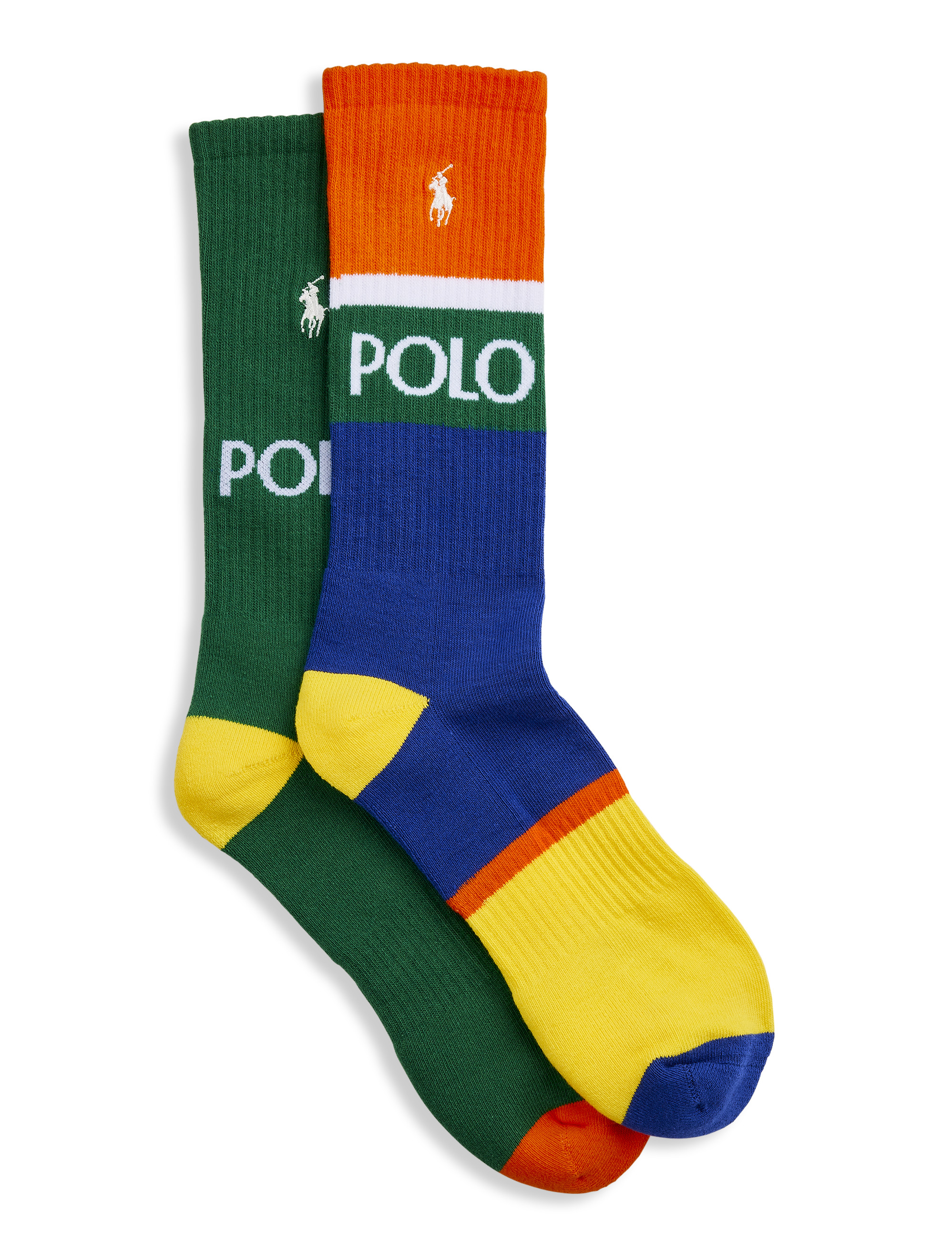 2-pk Logo Striped Socks