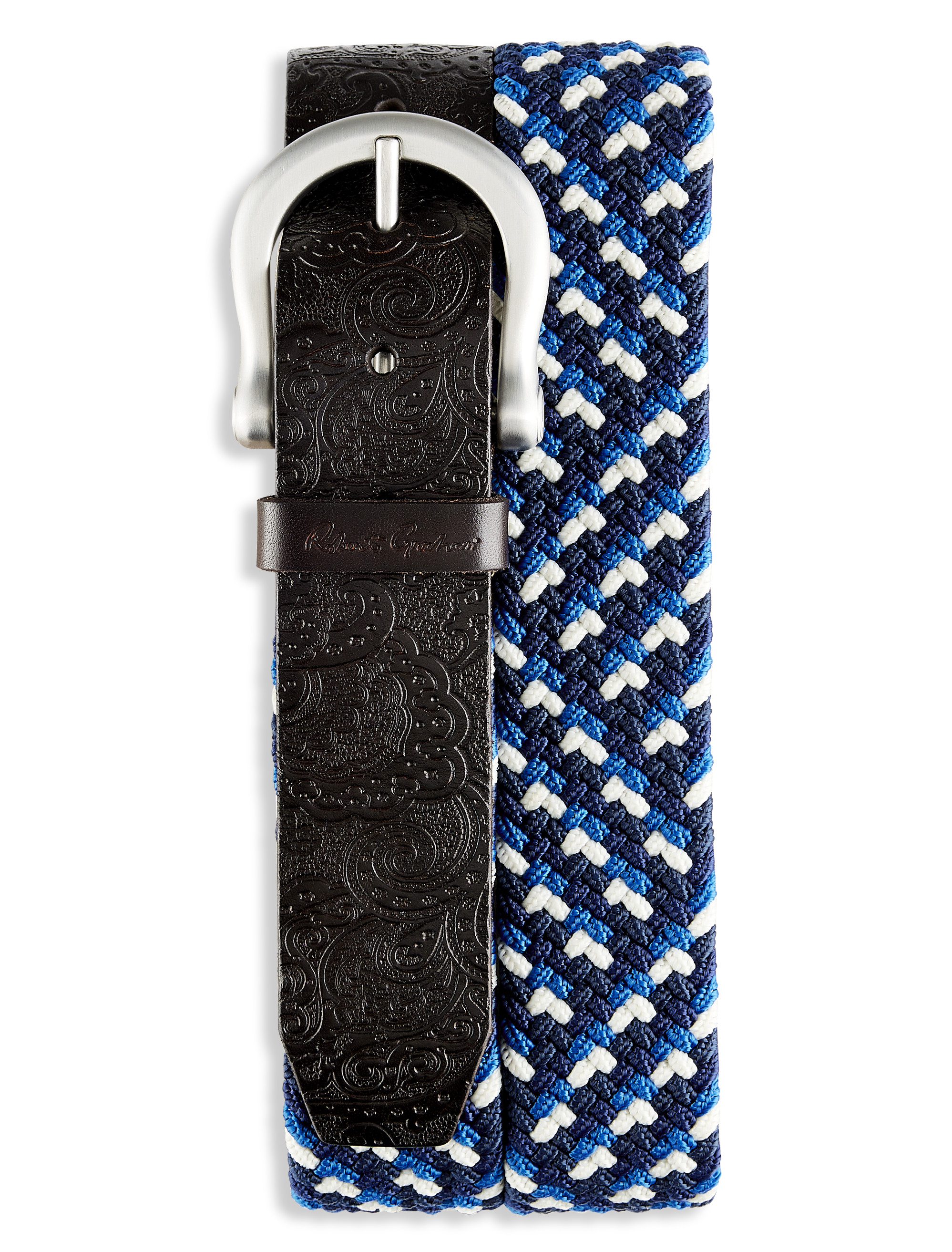 Big + Tall, Robert Graham Celestial Jive Braided Belt