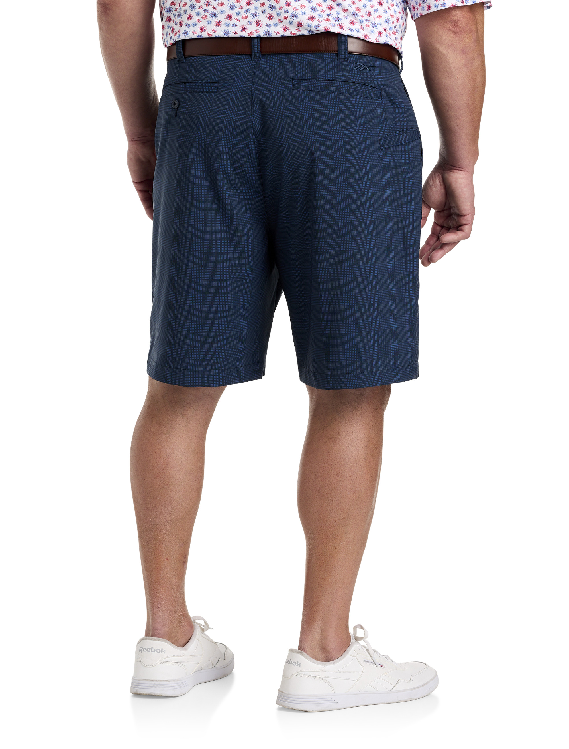 Big + Tall | Reebok Performance Plaid Golf Shorts | DXL