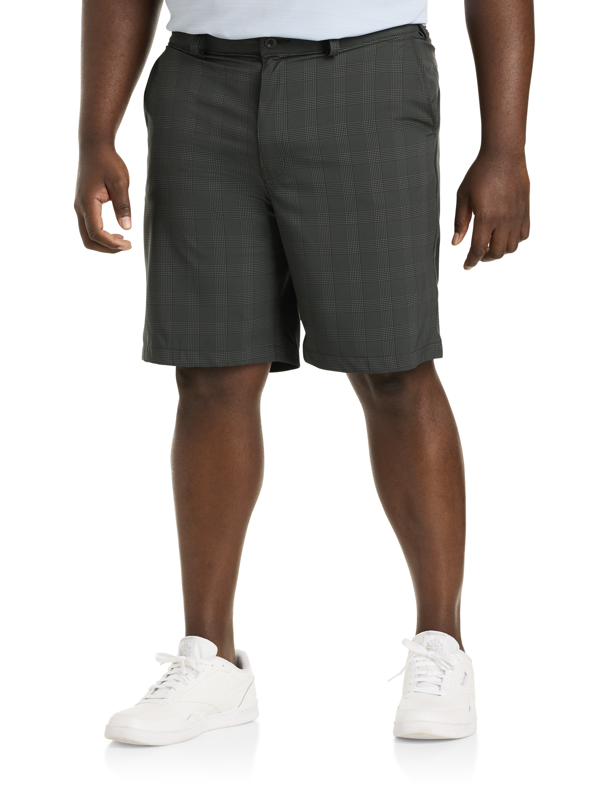 Performance Plaid Golf Shorts