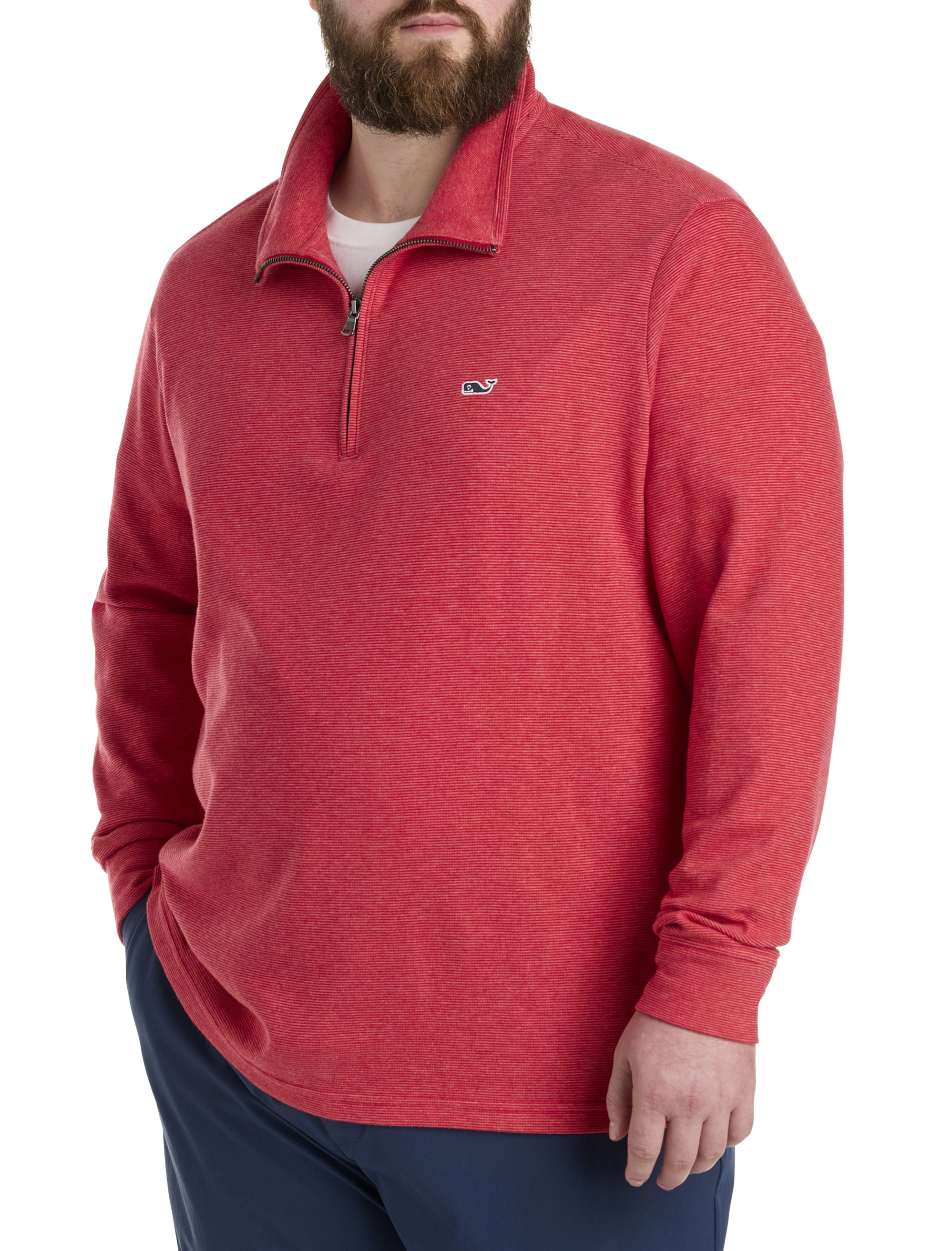 Big + Tall | Vineyard Vines Saltwater 1/4-Zip Pullover | DXL