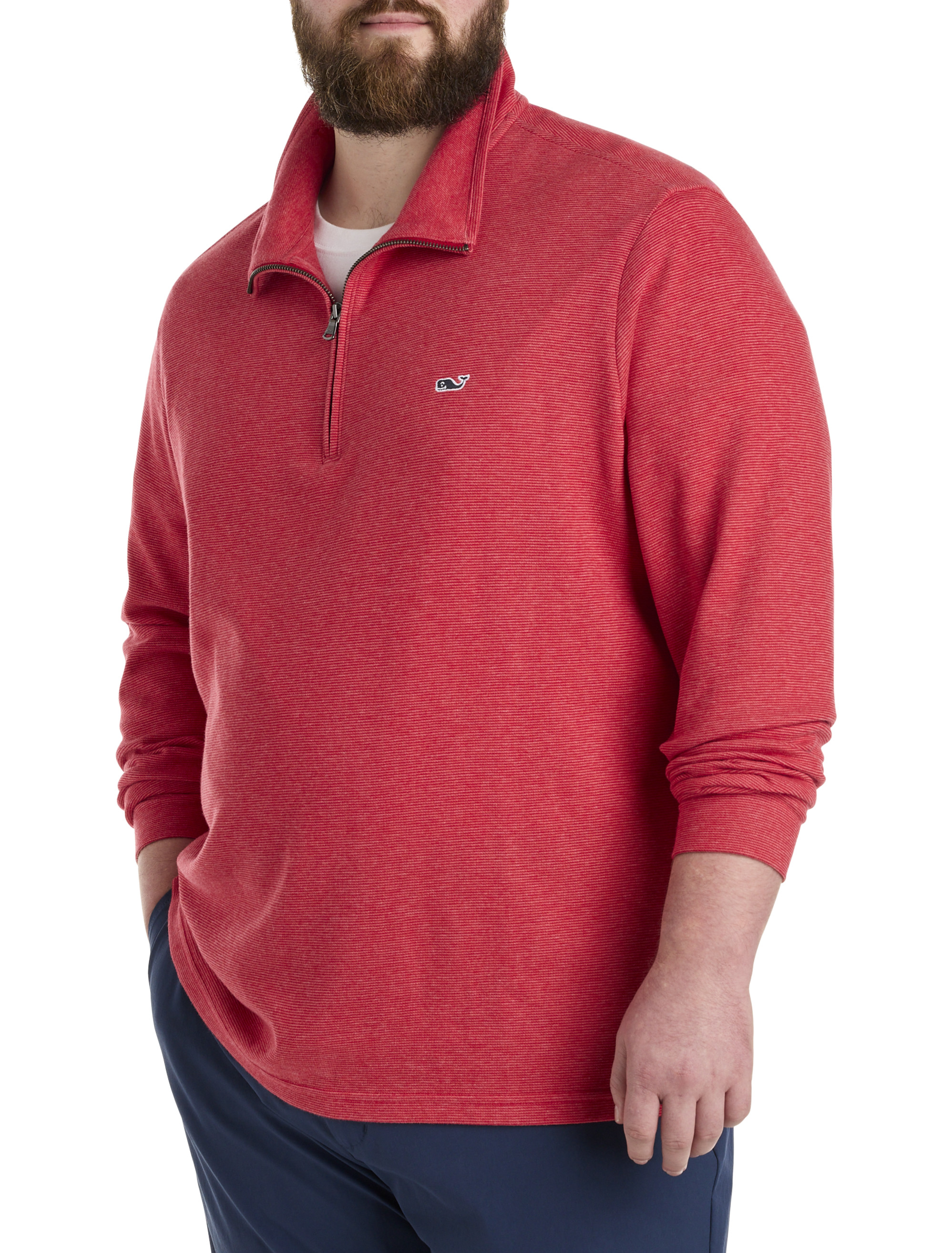 Big + Tall | Vineyard Vines Saltwater 1/4-Zip Pullover | DXL