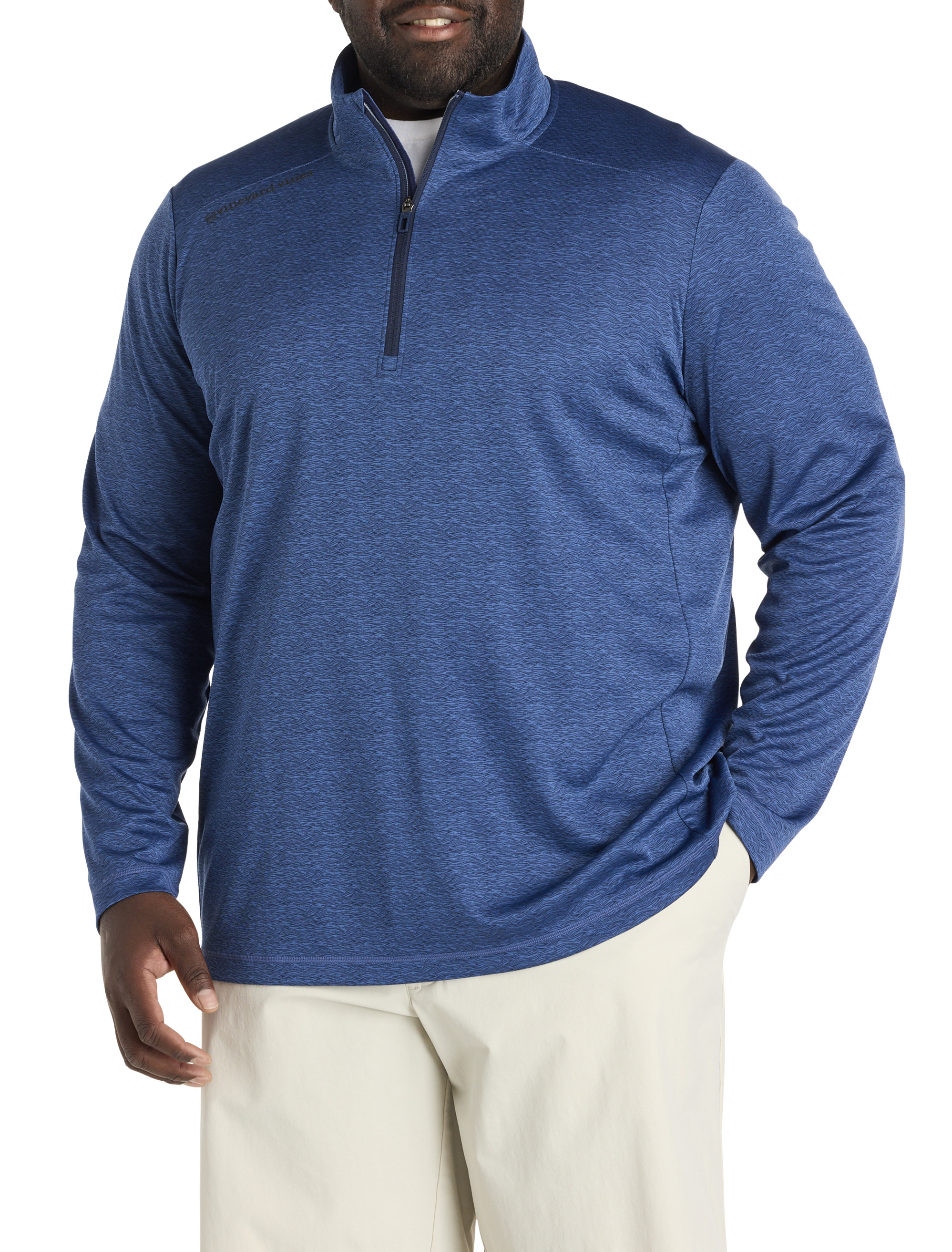 YA-SAN Big + Tall | Vineyard Vines Sankaty 1/4-Zip Pullover | DXL
