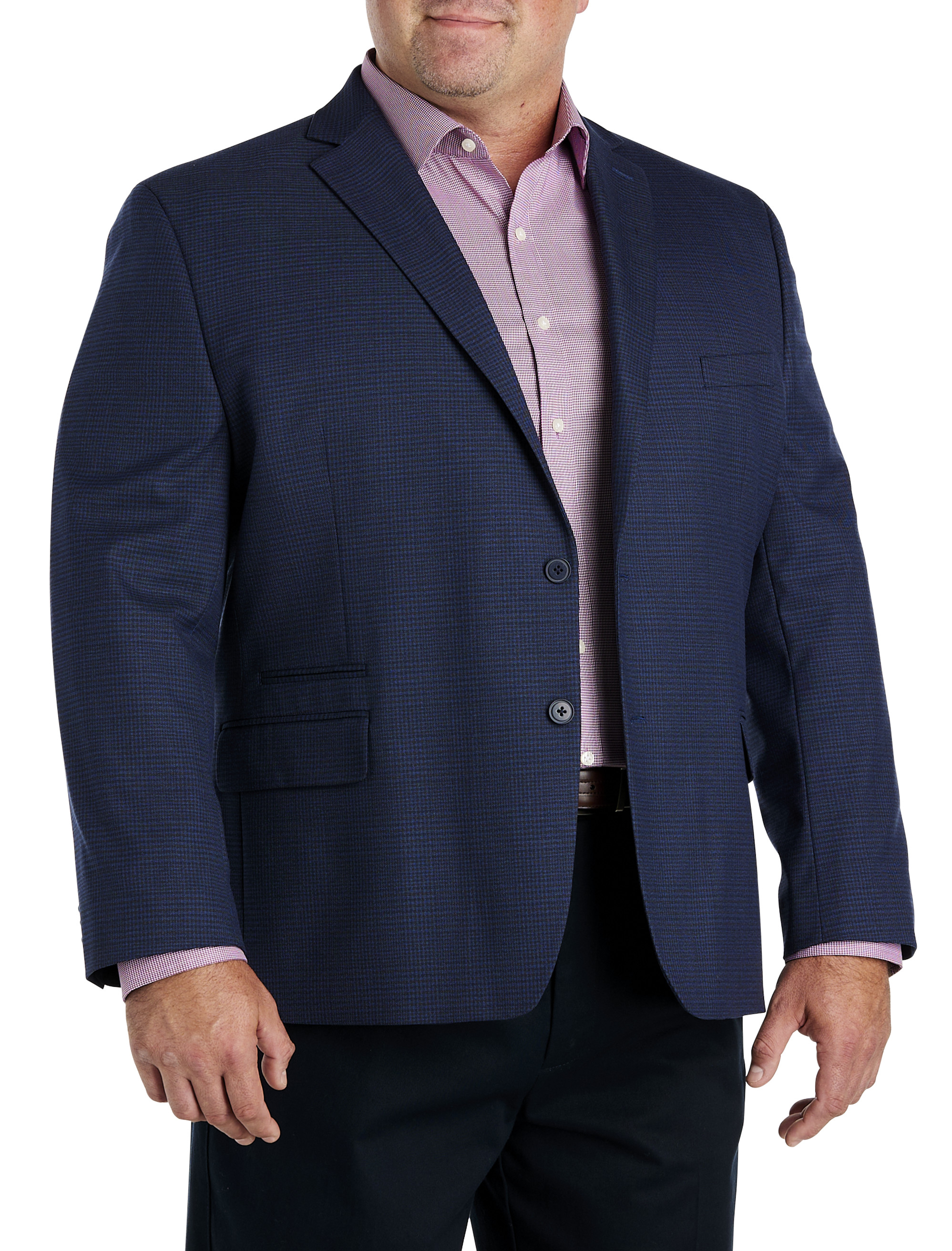 Big and tall shop navy blue blazer