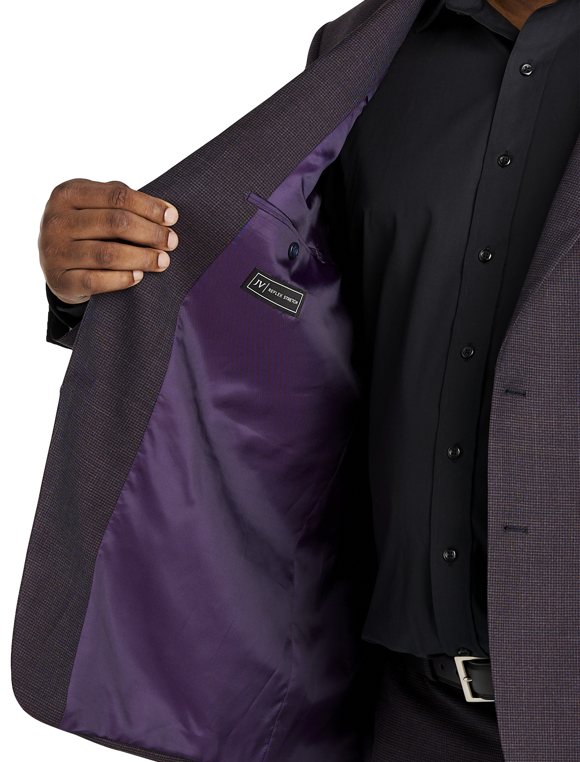 Big + Tall | JV Reflex Houndstooth Suit Jacket | DXL