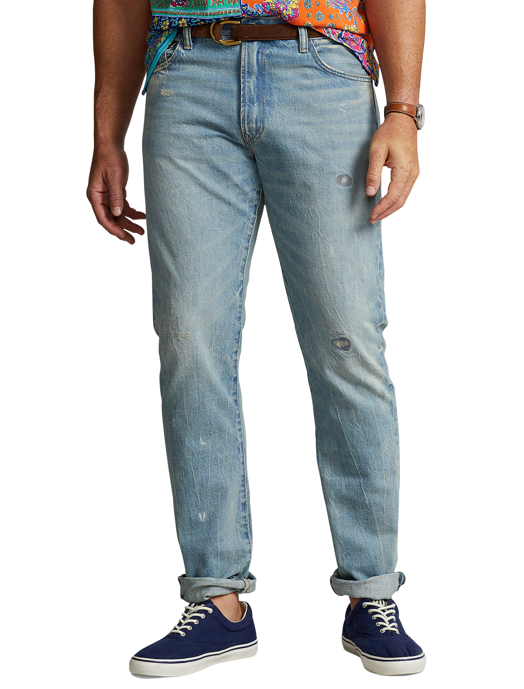Buckbrook Relaxed-Fit Straight-Leg Jeans