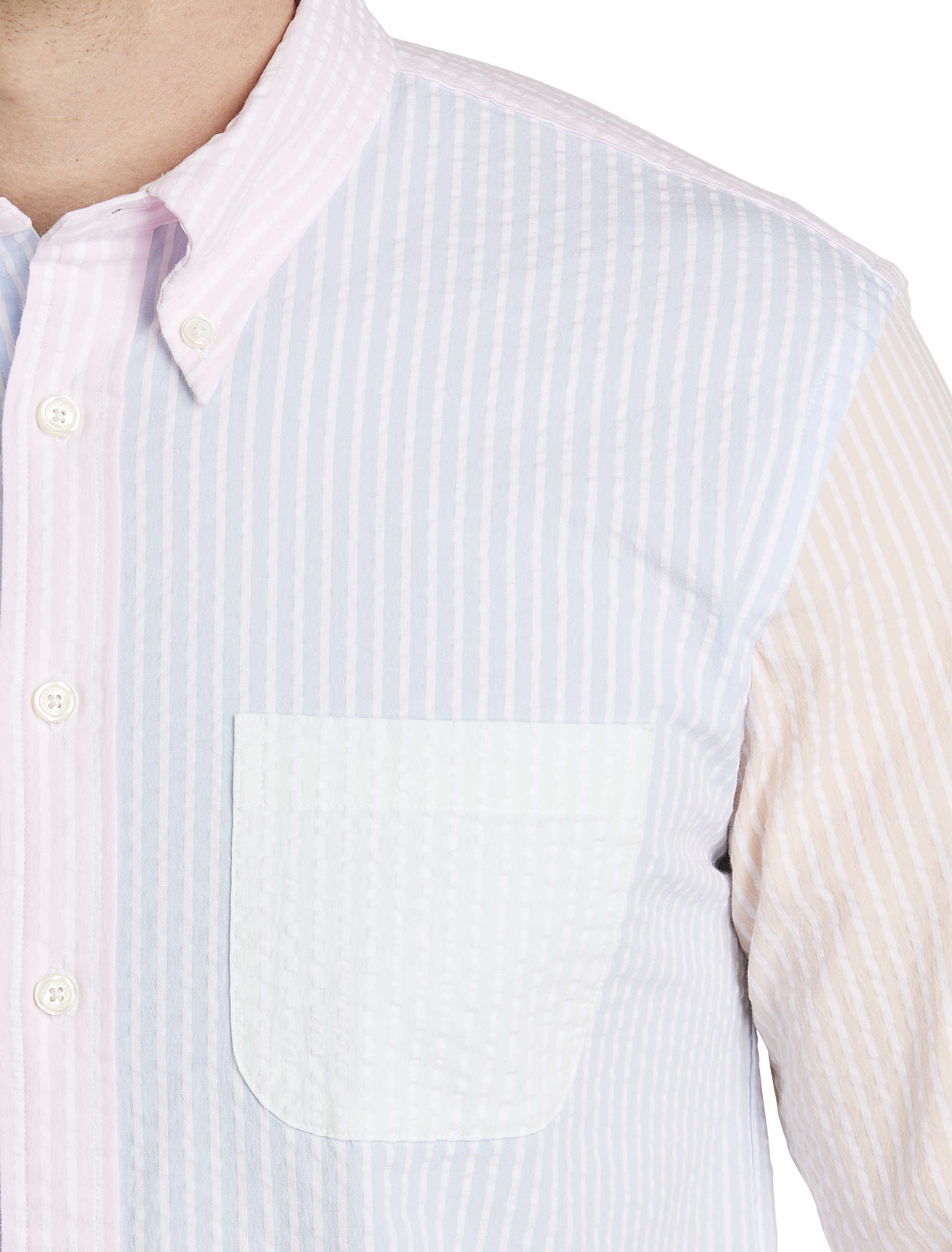 BB SEERSUCKER FUN SHIRT MULTI