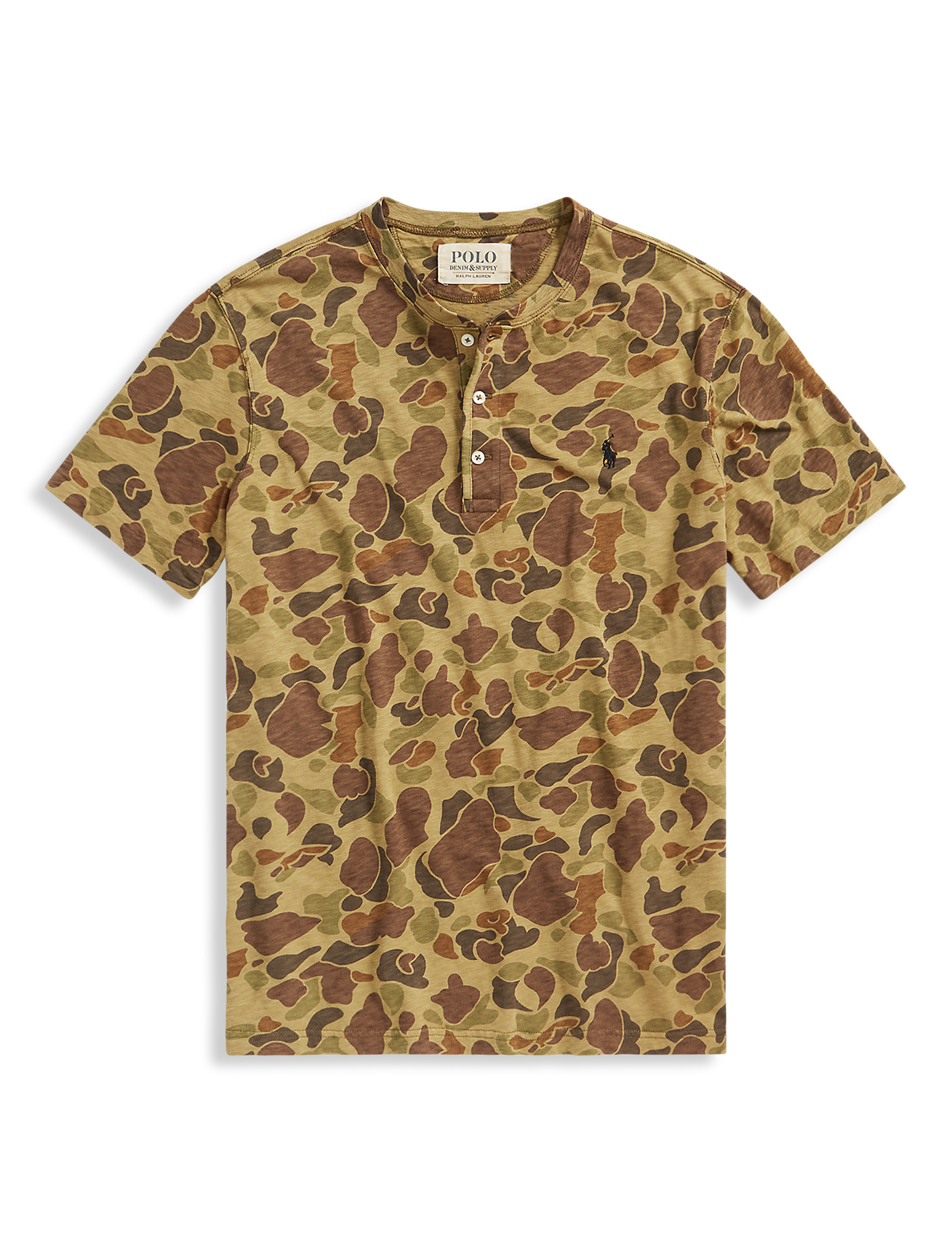 PRL SLUB JERSEY CAMO H FRG CM
