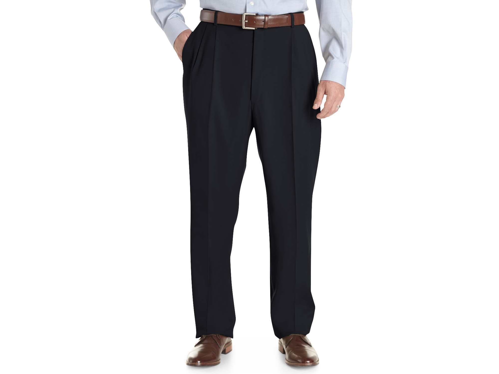 Comfort-EZE Pleated Dress Pants - thumbnail 4