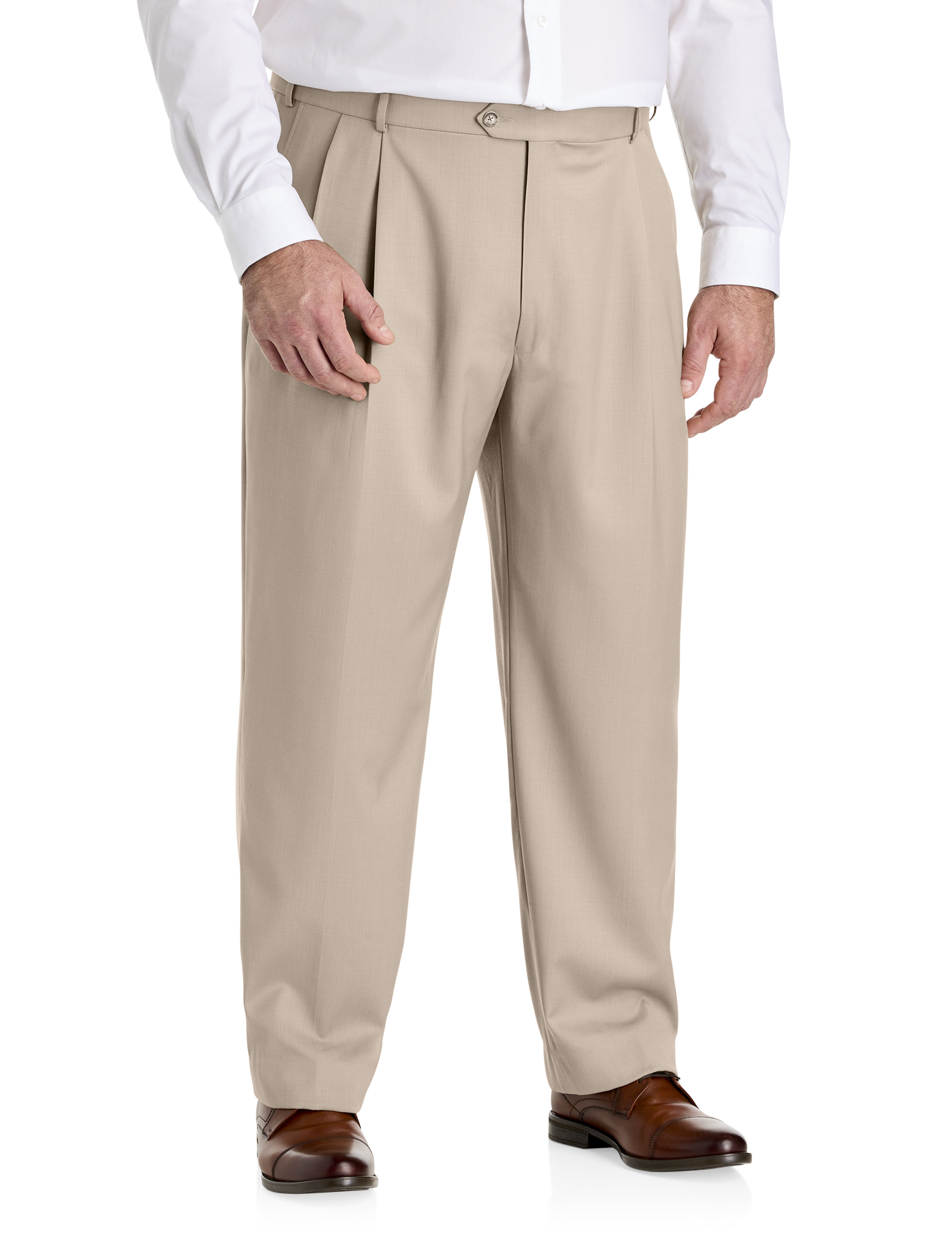 Men's Gabardine Dress Pants | DXL