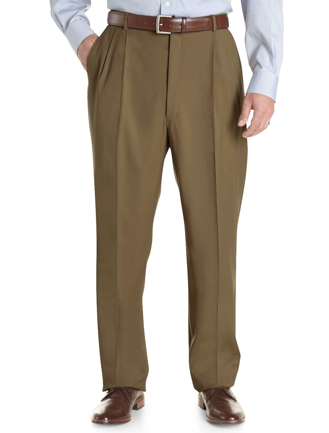 Men's Pleated Work Pants | DXL