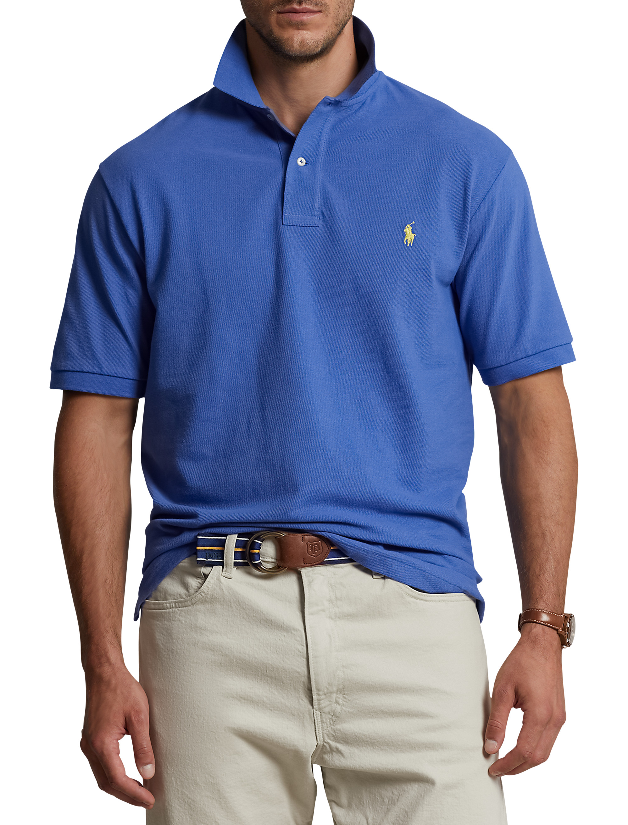 PRL Big & Tall SS KC Classic Fit Polo - Abraham's