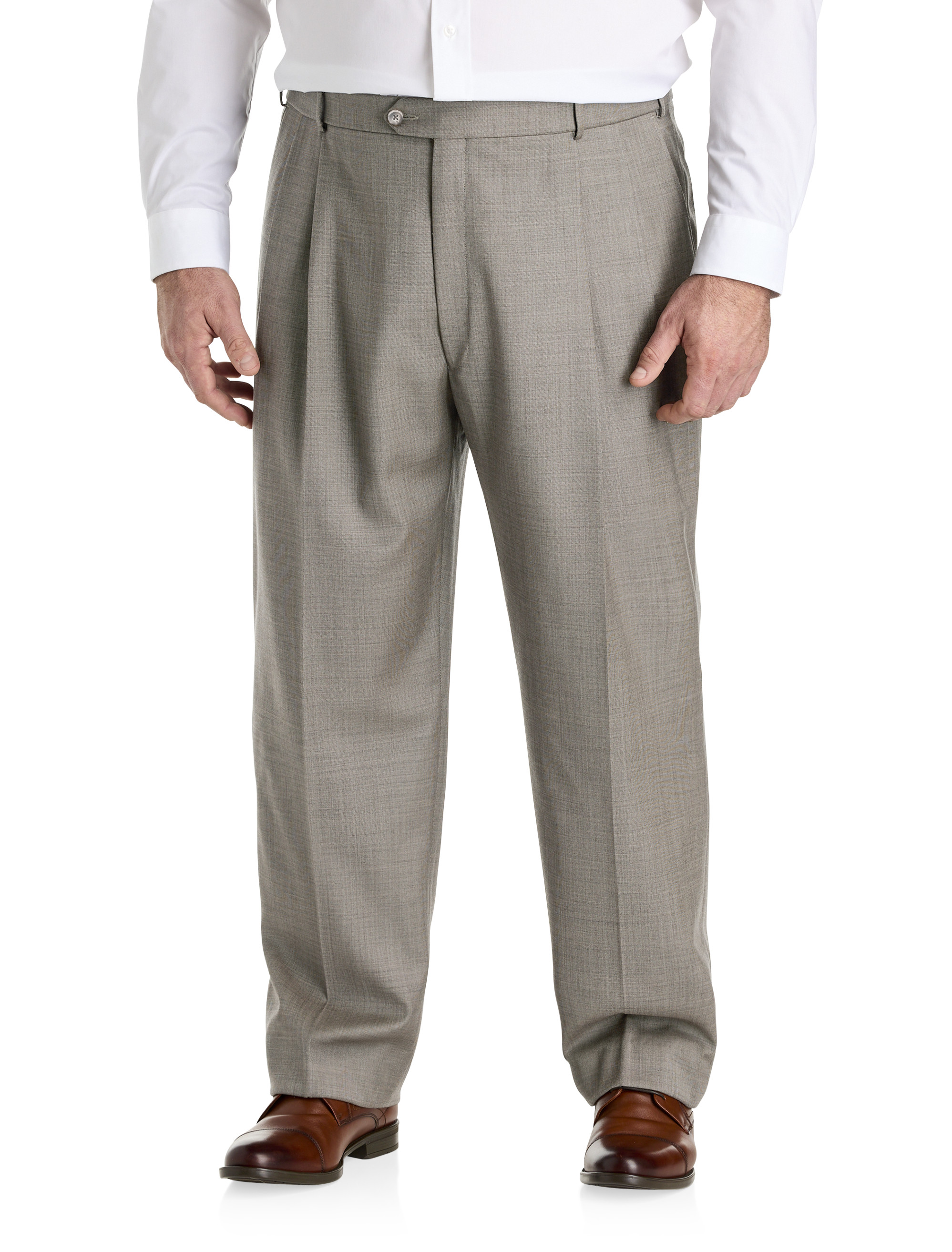 Men's Straight Fit Dress Pants | DXL