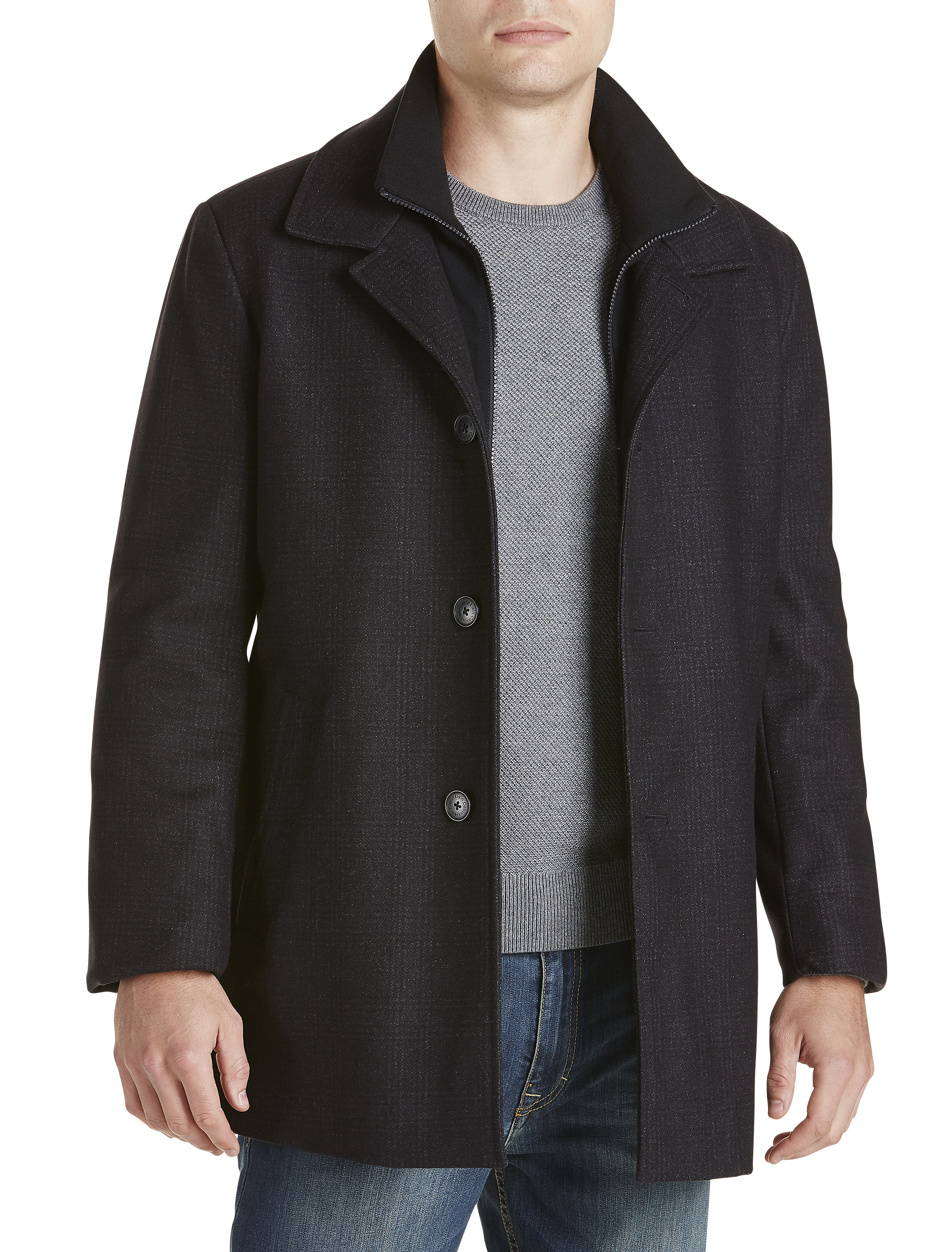 big and tall top coats