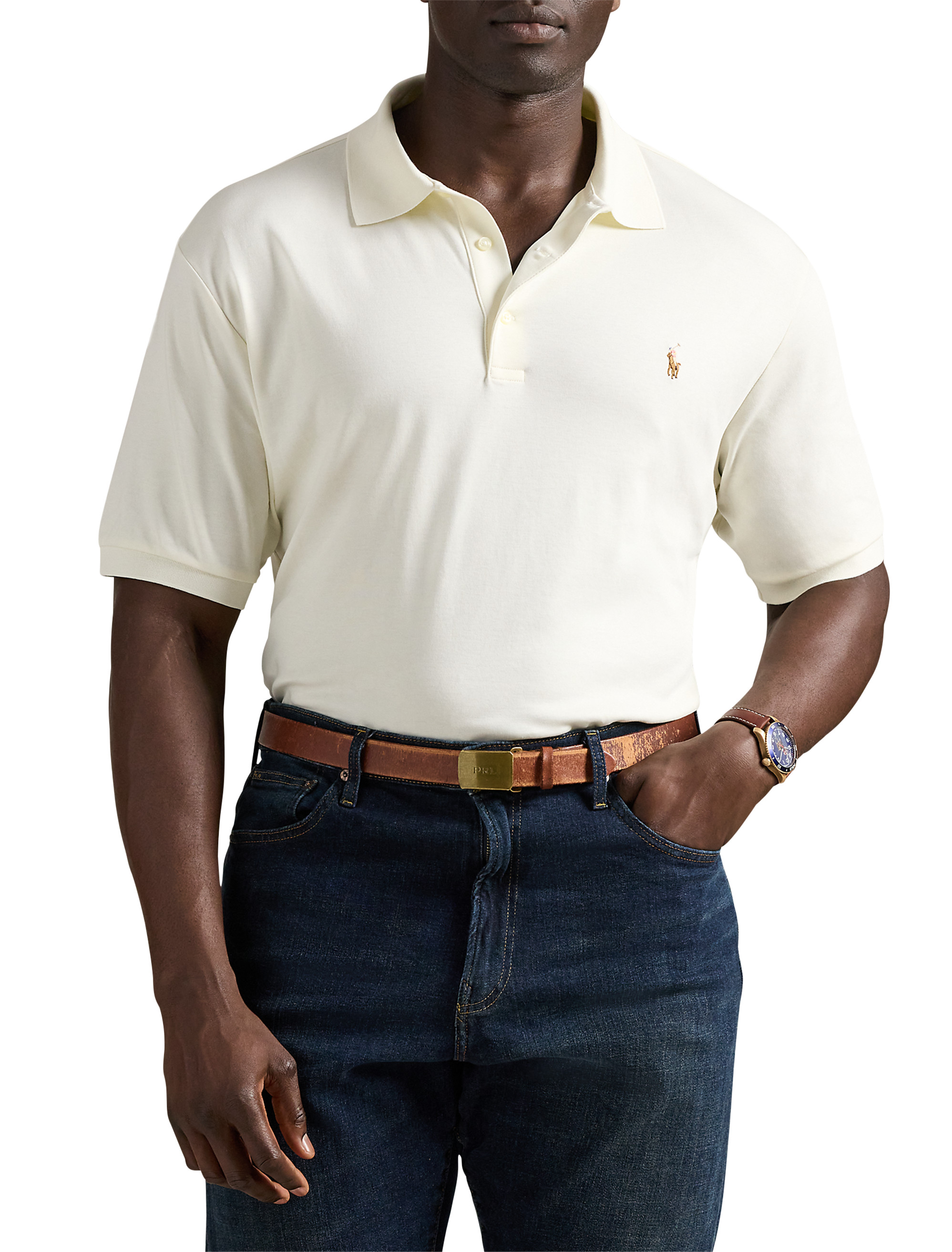 Big + Tall | Polo Ralph Lauren Soft Touch Polo Shirt | DXL