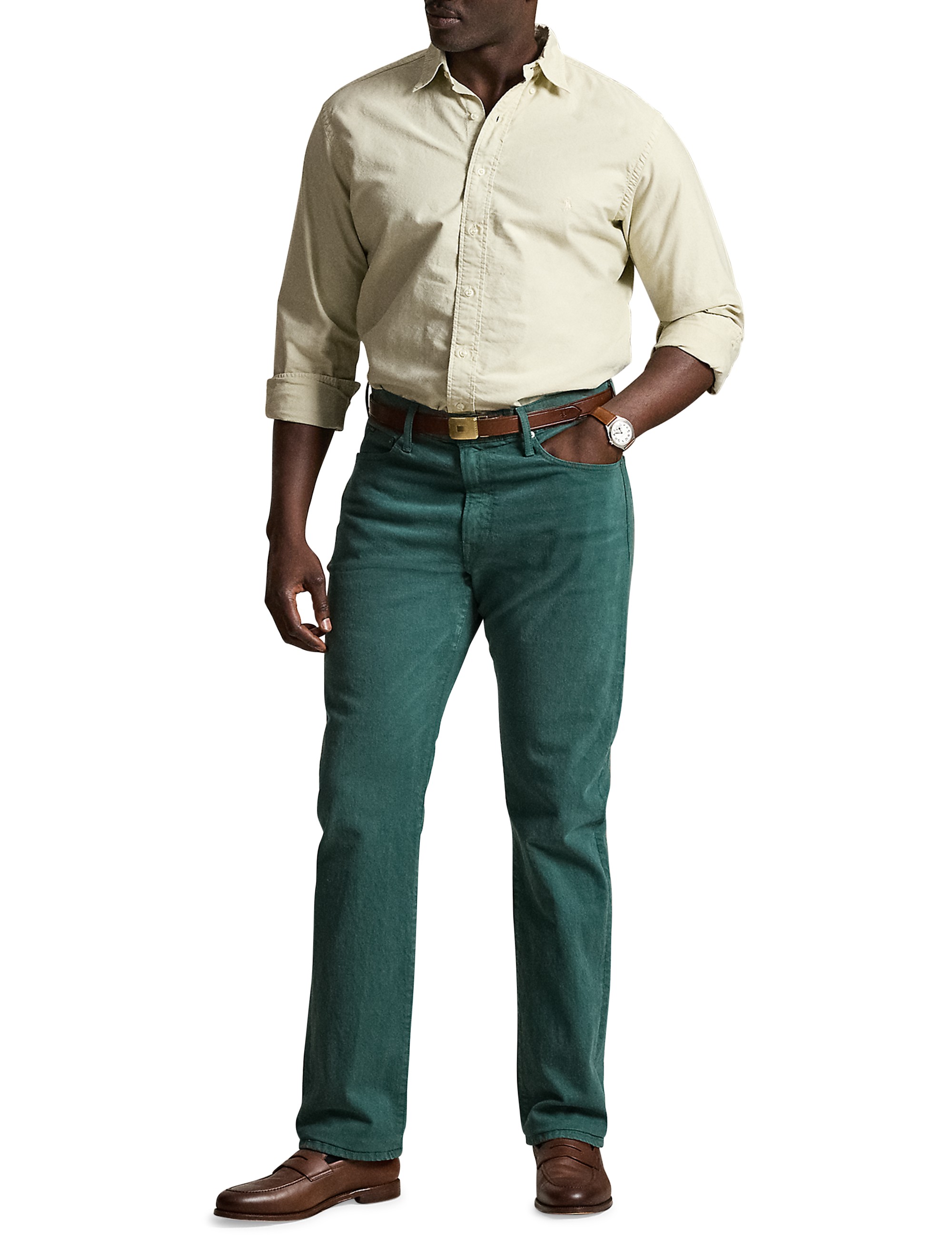 Garment-Dyed Oxford Sport Shirt - thumbnail 7