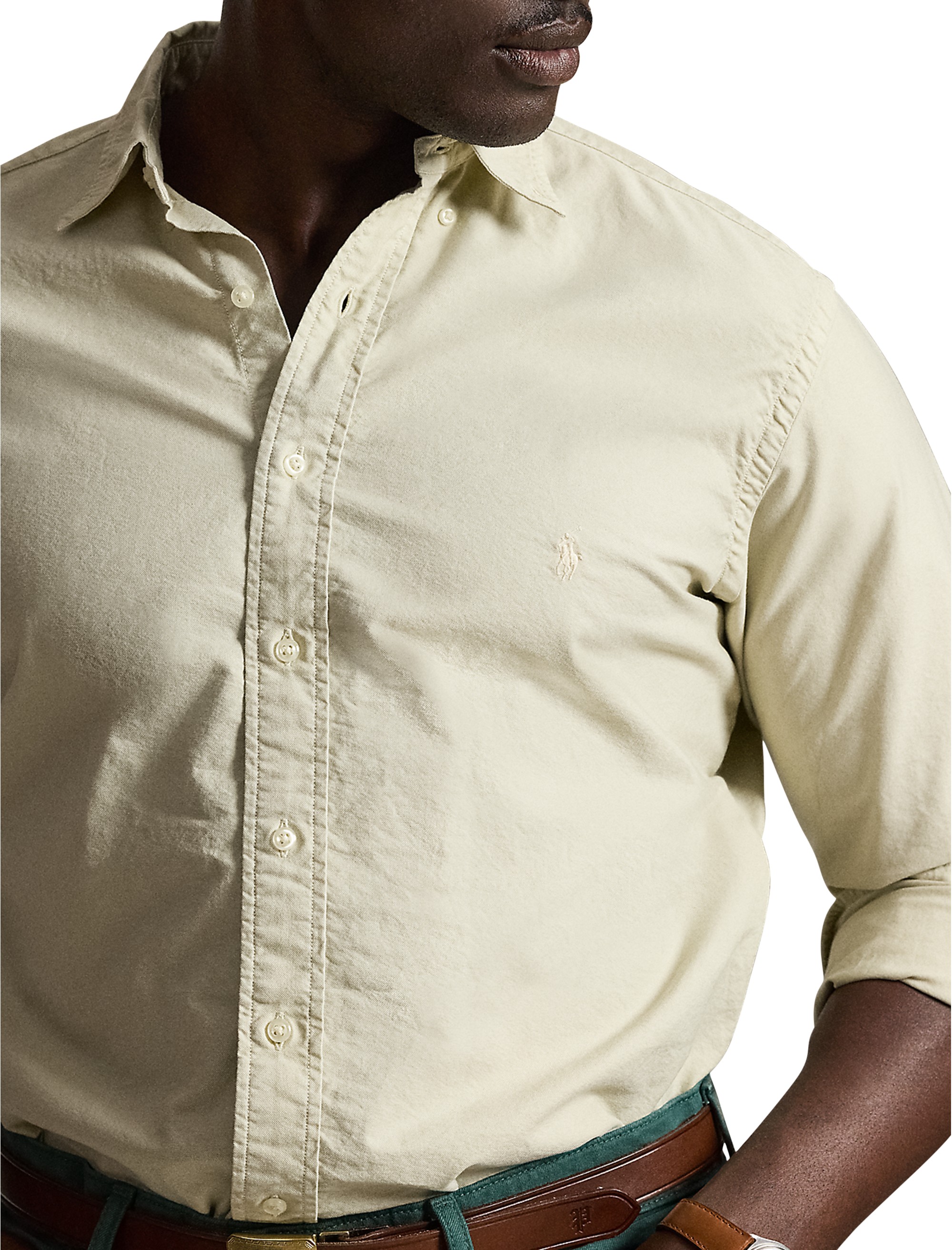Garment-Dyed Oxford Sport Shirt - thumbnail 9