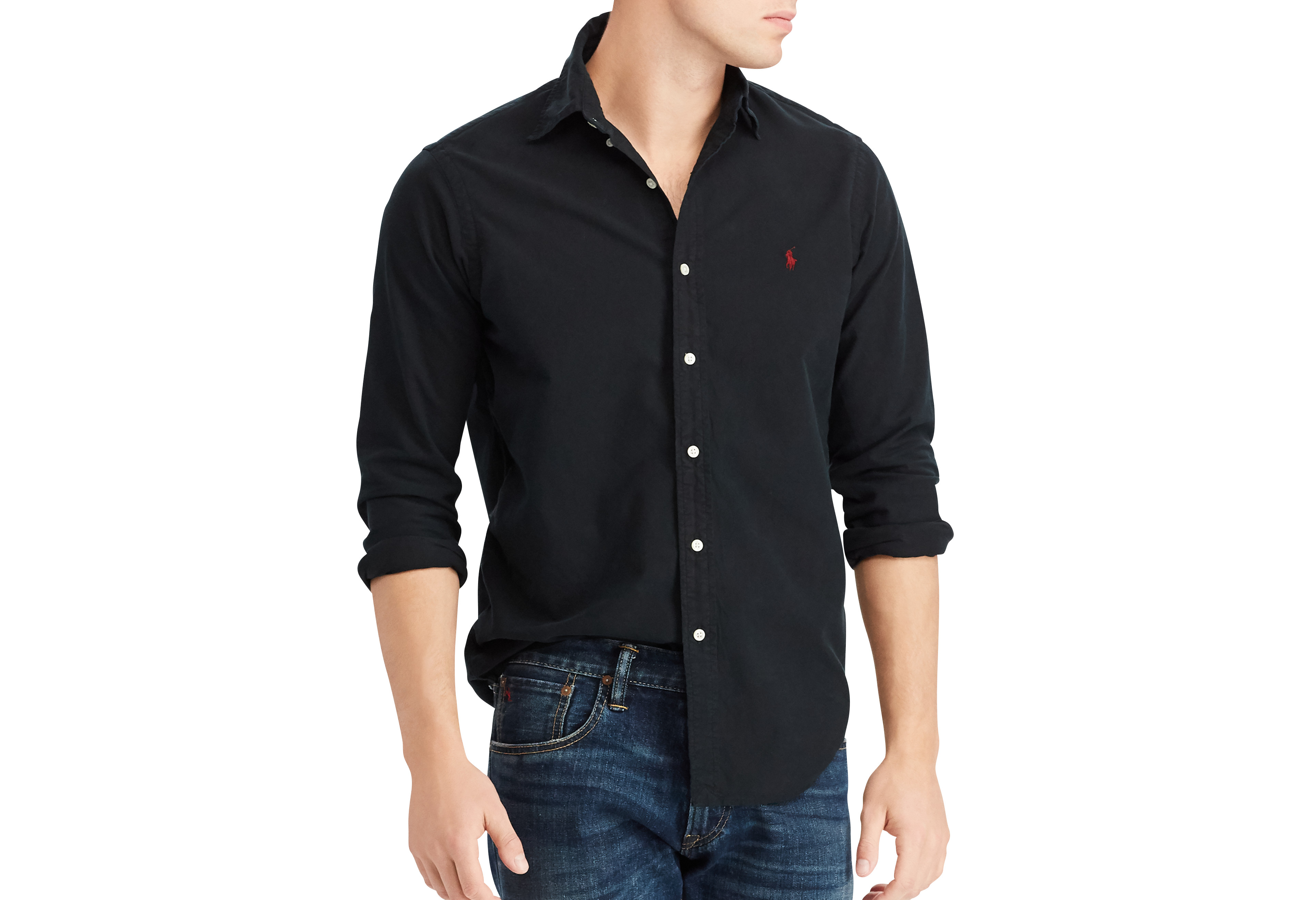 Garment-Dyed Oxford Sport Shirt