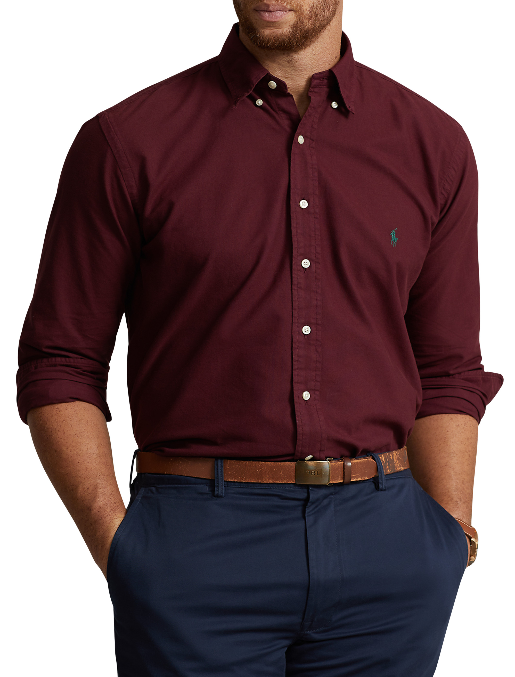 Big and Tall | Polo Ralph Lauren Garment-Dyed Oxford Sport Shirt
