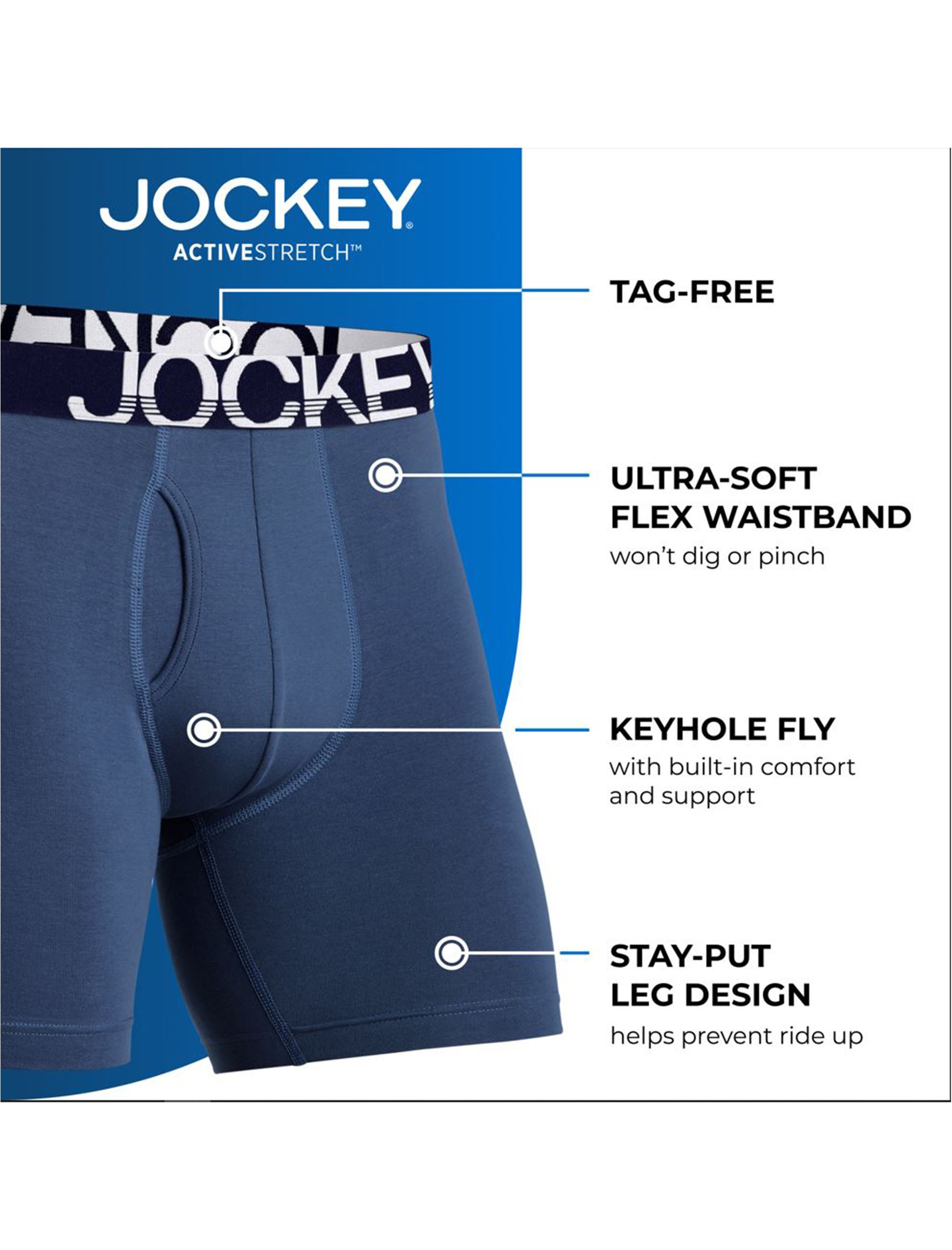 2-pk ActiveStretch Boxer Briefs - thumbnail 3