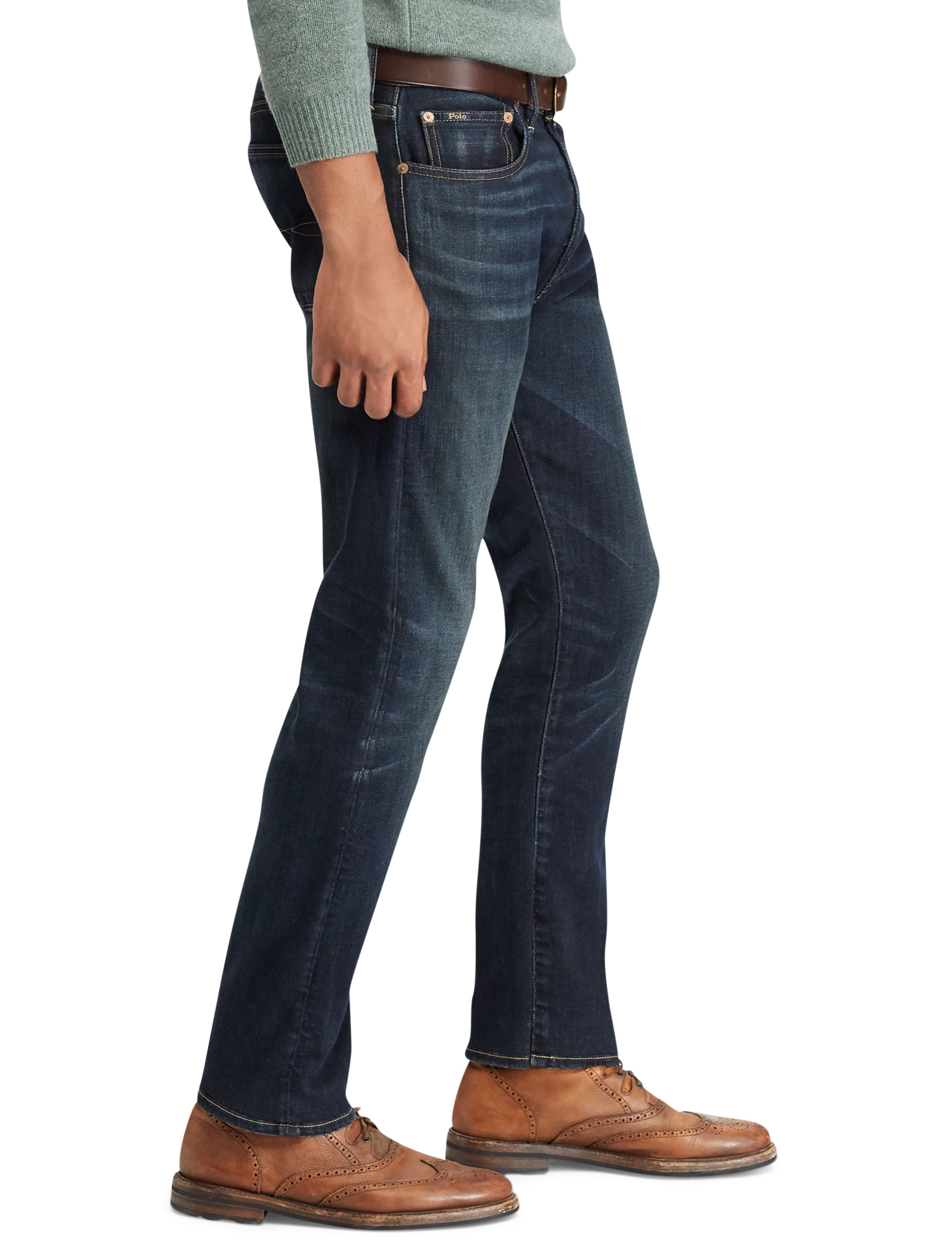 Hampton Relaxed Straight Fit Lightweight Stretch Jeans - Murphy Wash