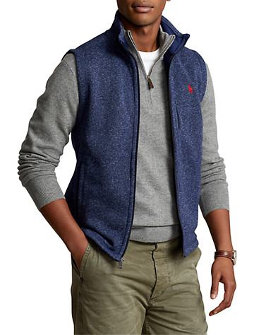 Big + Tall | Polo Ralph Lauren Fleece Sweater Vest | DXL