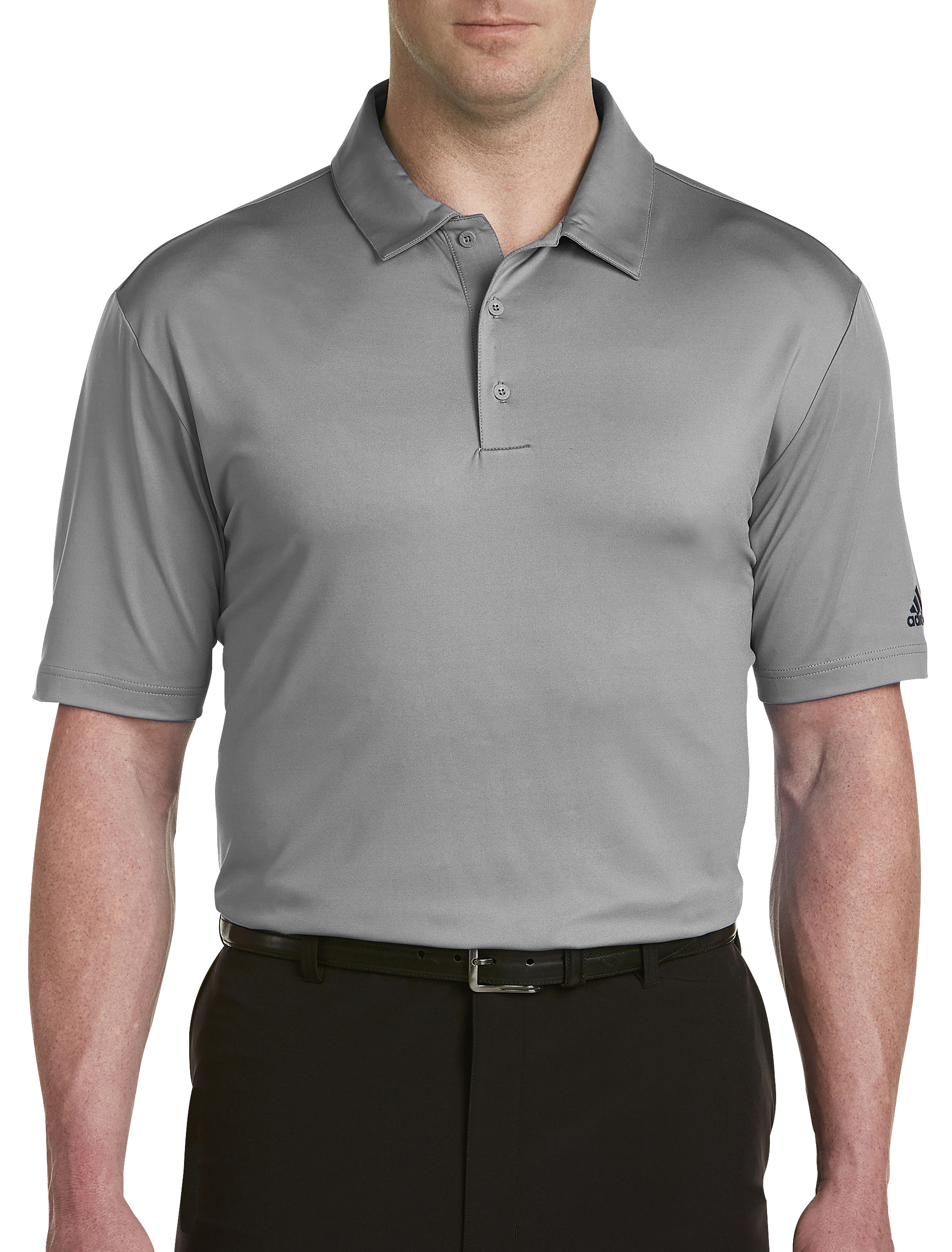 Adidas big and tall polo clearance shirts