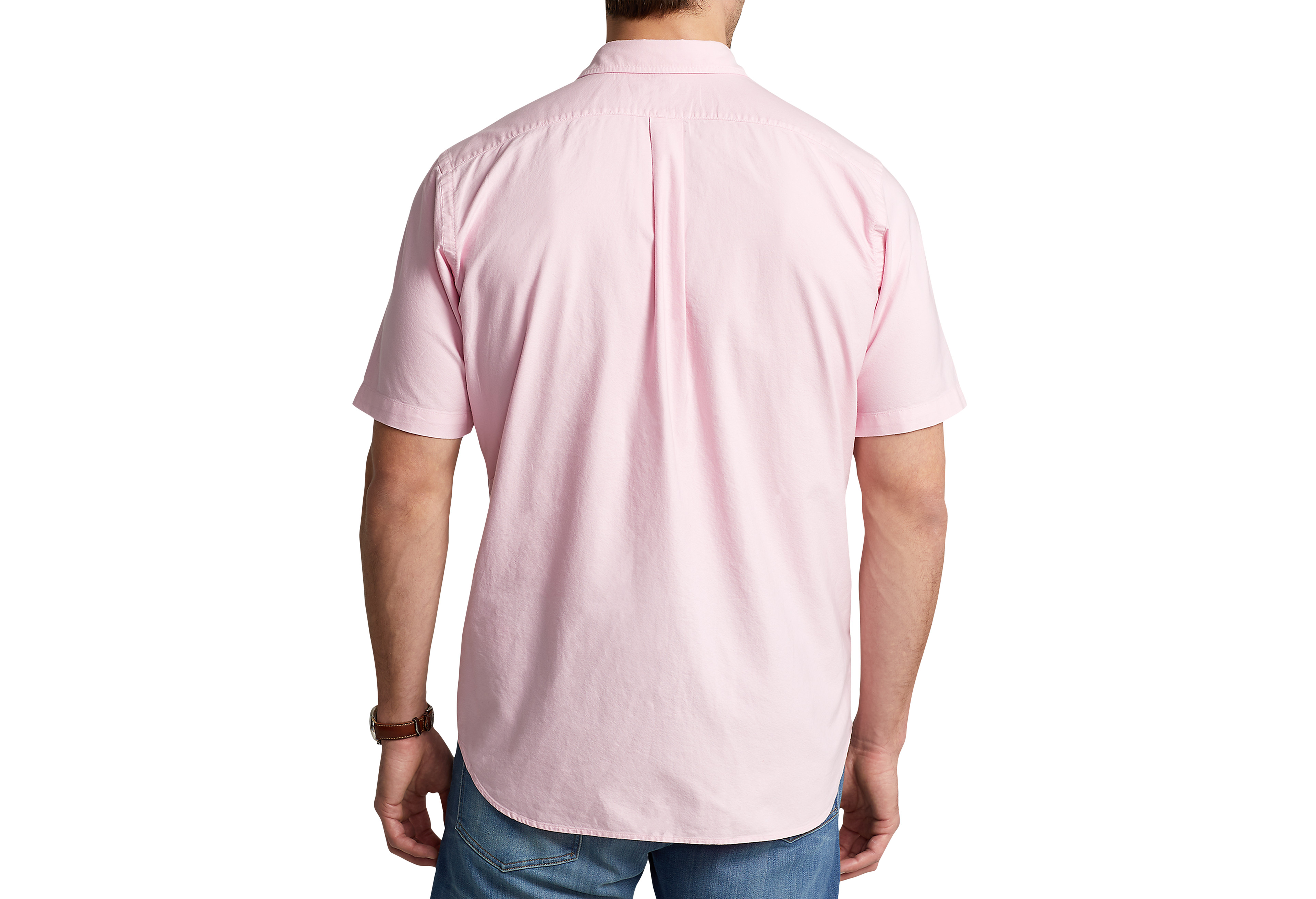 Classic Fit Garment-Dyed Solid Oxford Sport Shirt