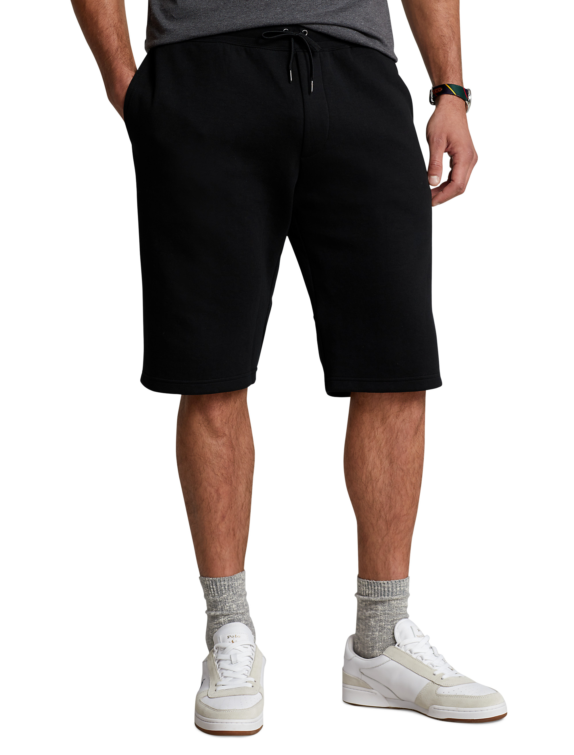 Polo double hotsell knit shorts