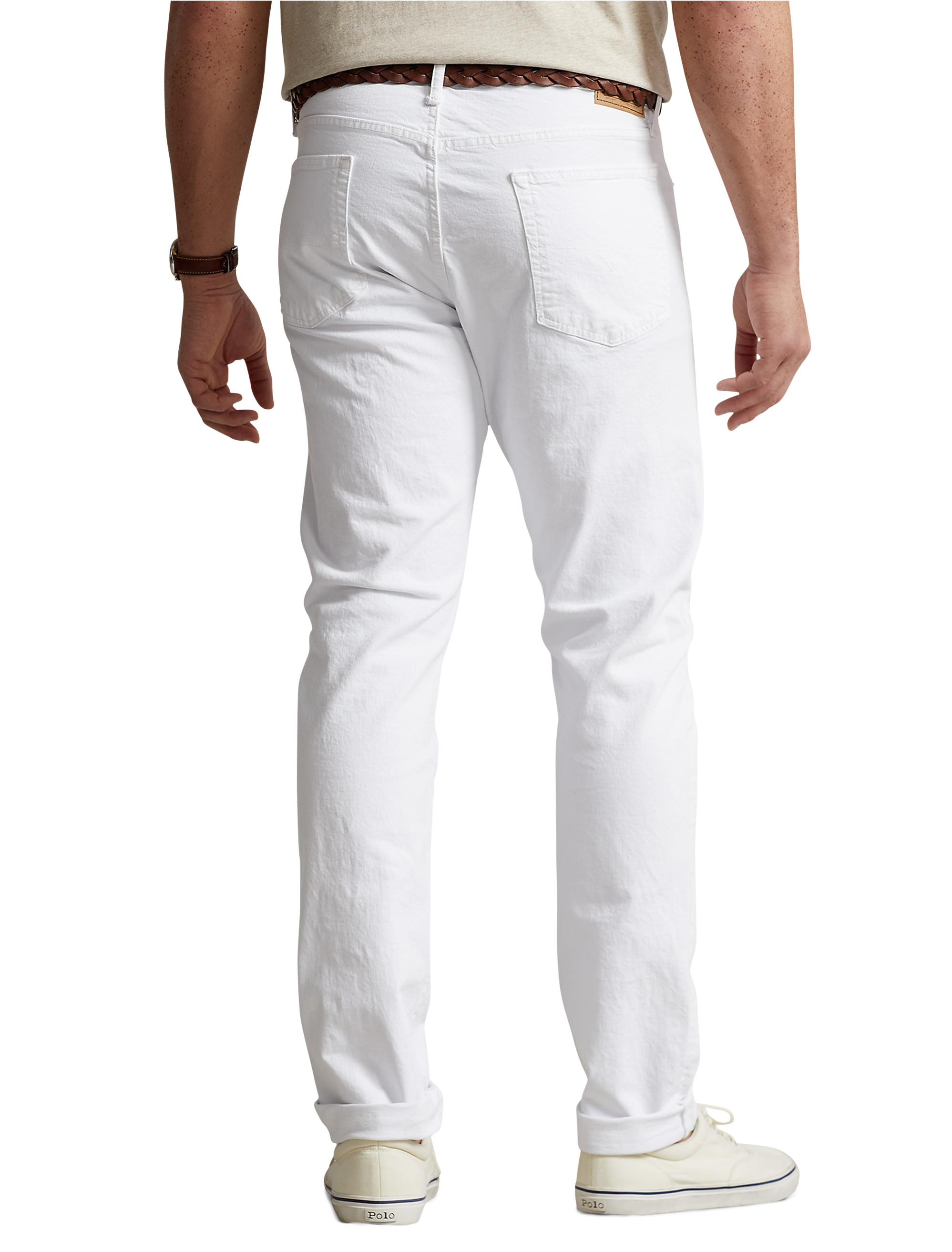 Mens white jeans hot sale big and tall