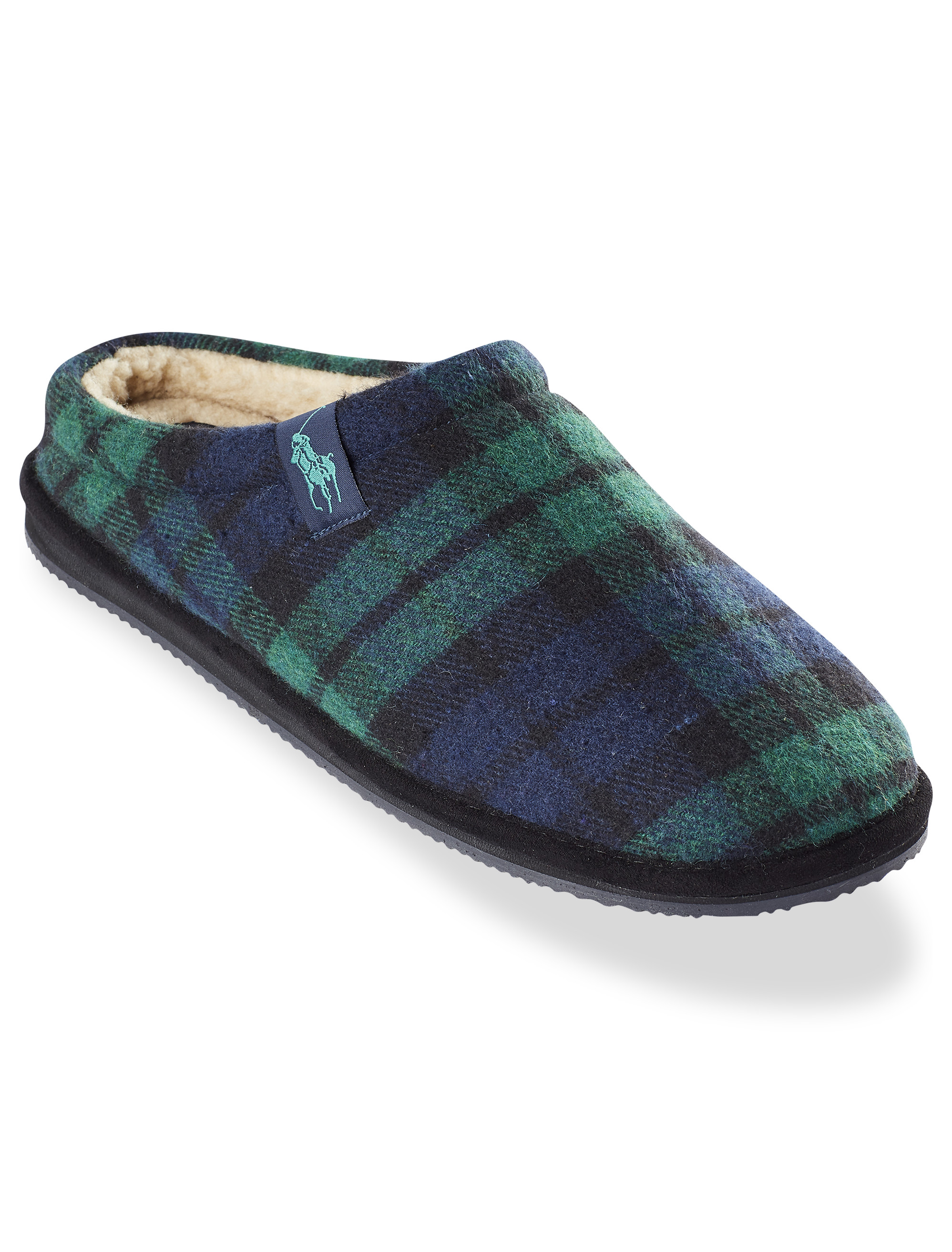 polo ralph lauren memory foam slippers