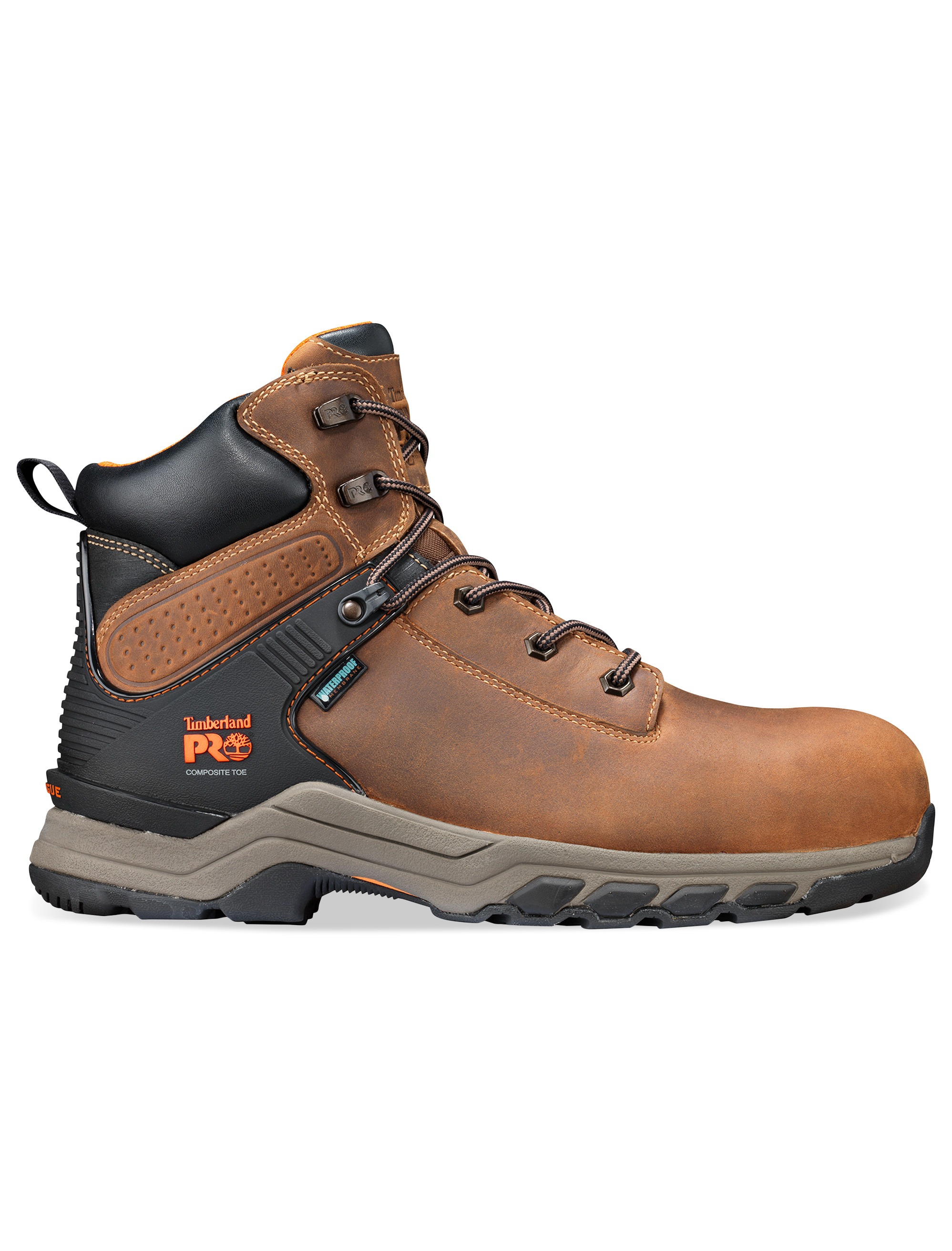 UPC 191930756874 product image for Big & Tall Timberland Pro Hypercharge 6 & quot Safety Work Boots - Brown | upcitemdb.com