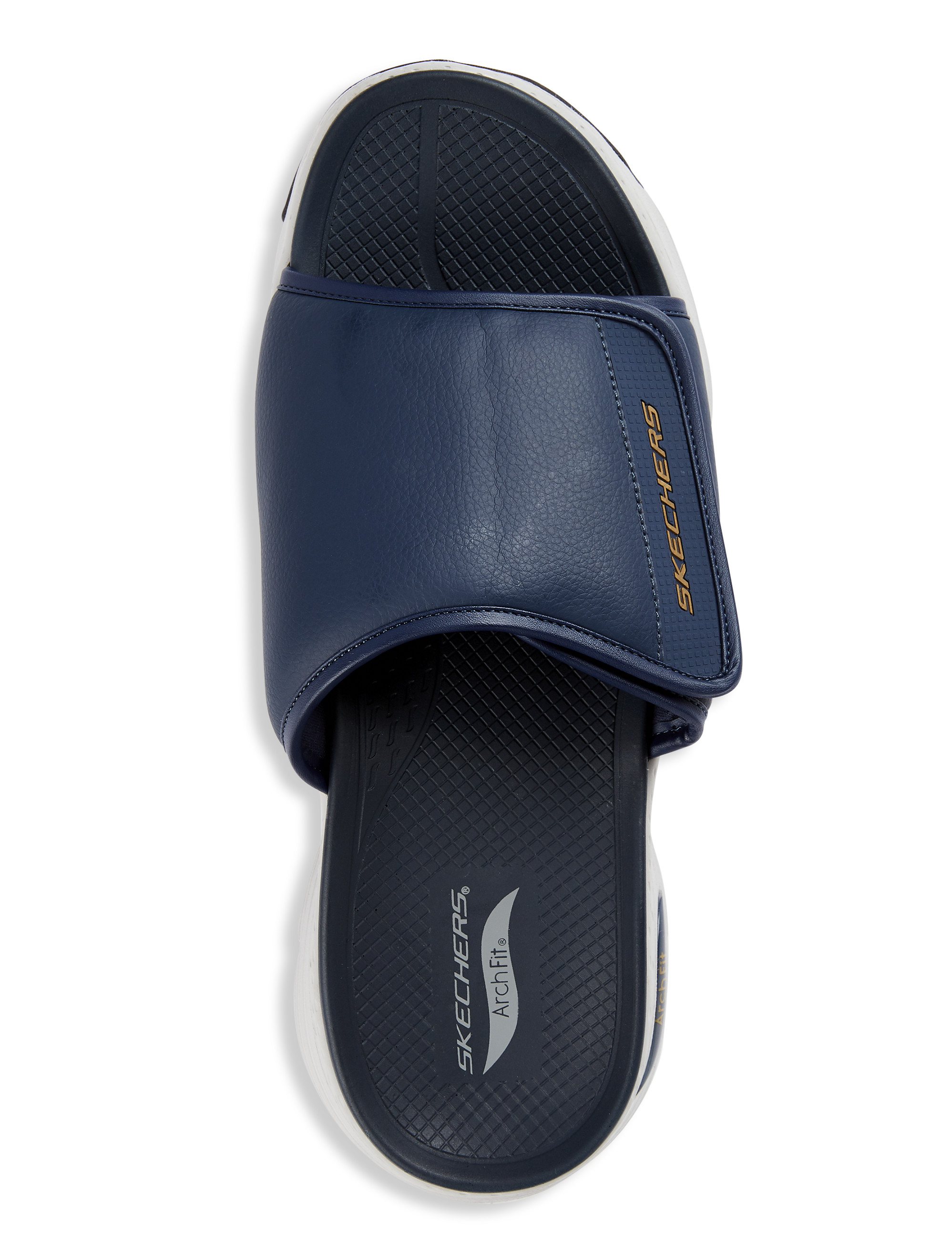 Wide width mens discount slides