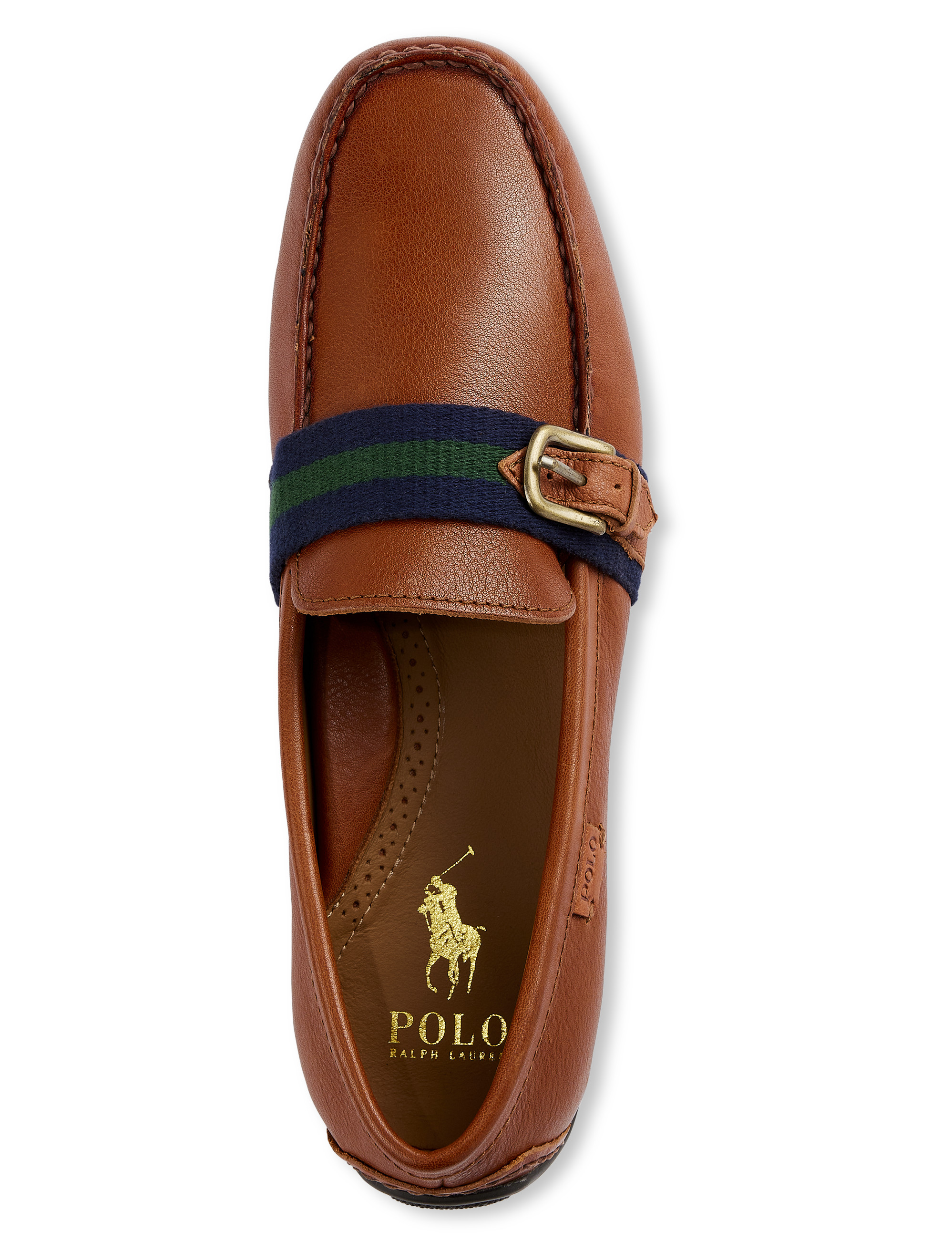 Polo Ralph Lauren Riali Driving Loafer, Smooth Leather, Polo Brown 12D in Box Polo Ralph Lauren Mens Riali Driver Loafers for sale | eBay main image 4